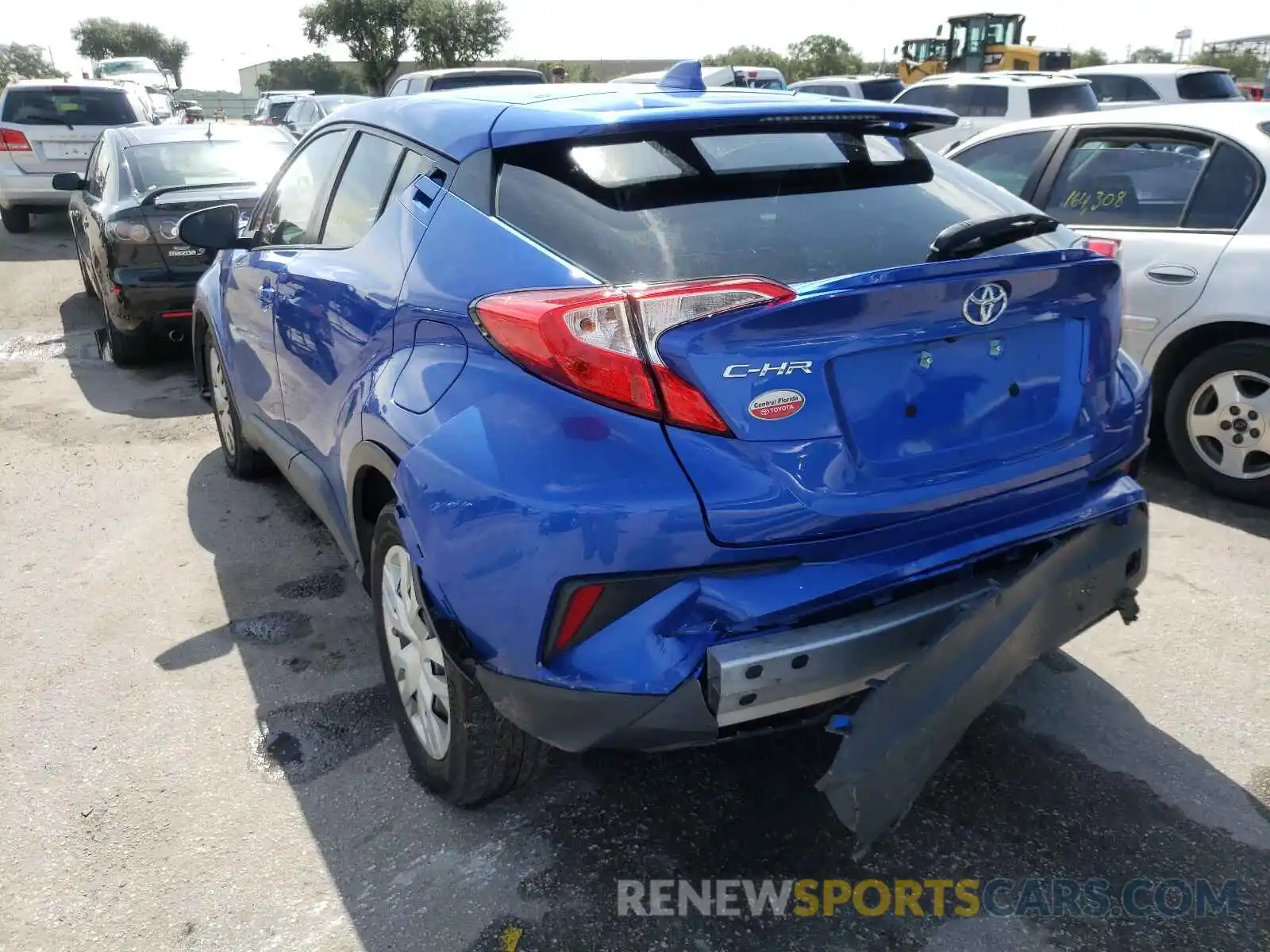 3 Photograph of a damaged car NMTKHMBX0KR093703 TOYOTA C-HR 2019