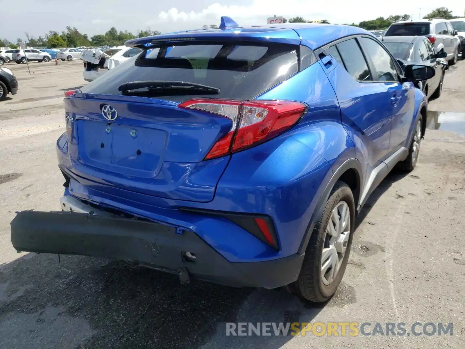 4 Photograph of a damaged car NMTKHMBX0KR093703 TOYOTA C-HR 2019