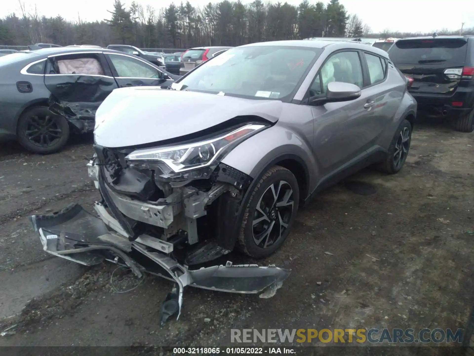 2 Фотография поврежденного автомобиля NMTKHMBX0KR094317 TOYOTA C-HR 2019