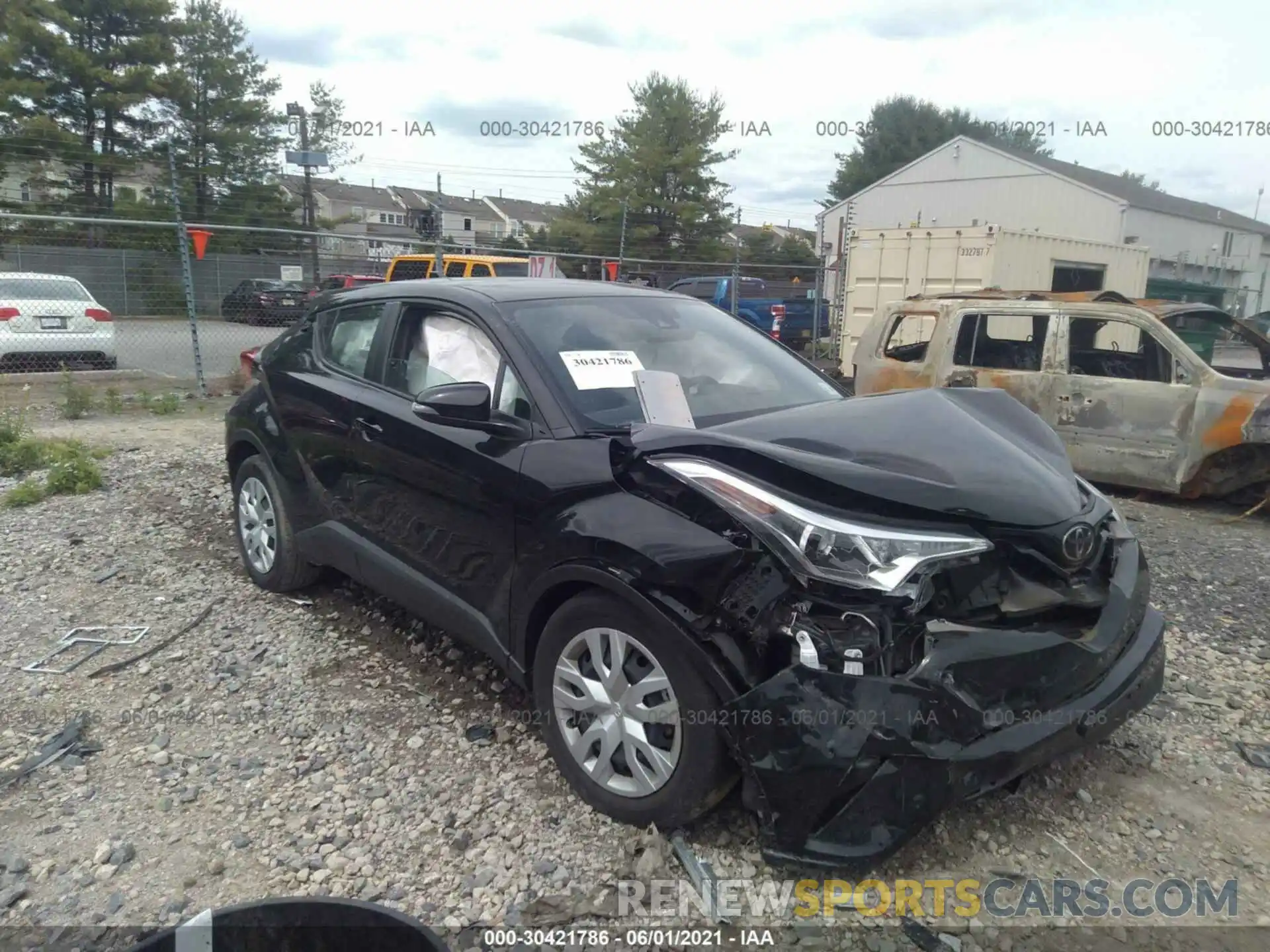 1 Photograph of a damaged car NMTKHMBX0KR097850 TOYOTA C-HR 2019