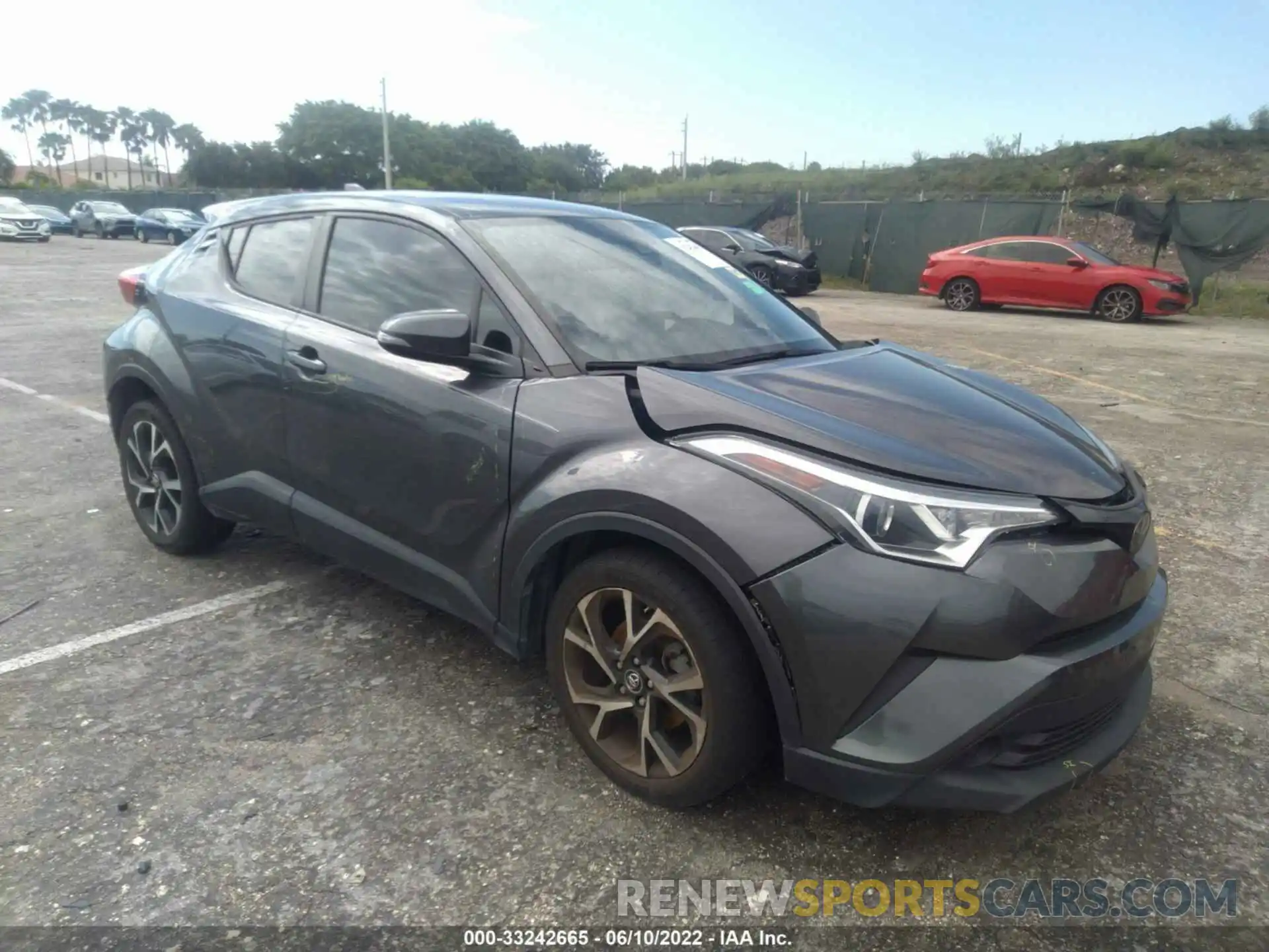 1 Photograph of a damaged car NMTKHMBX0KR098559 TOYOTA C-HR 2019