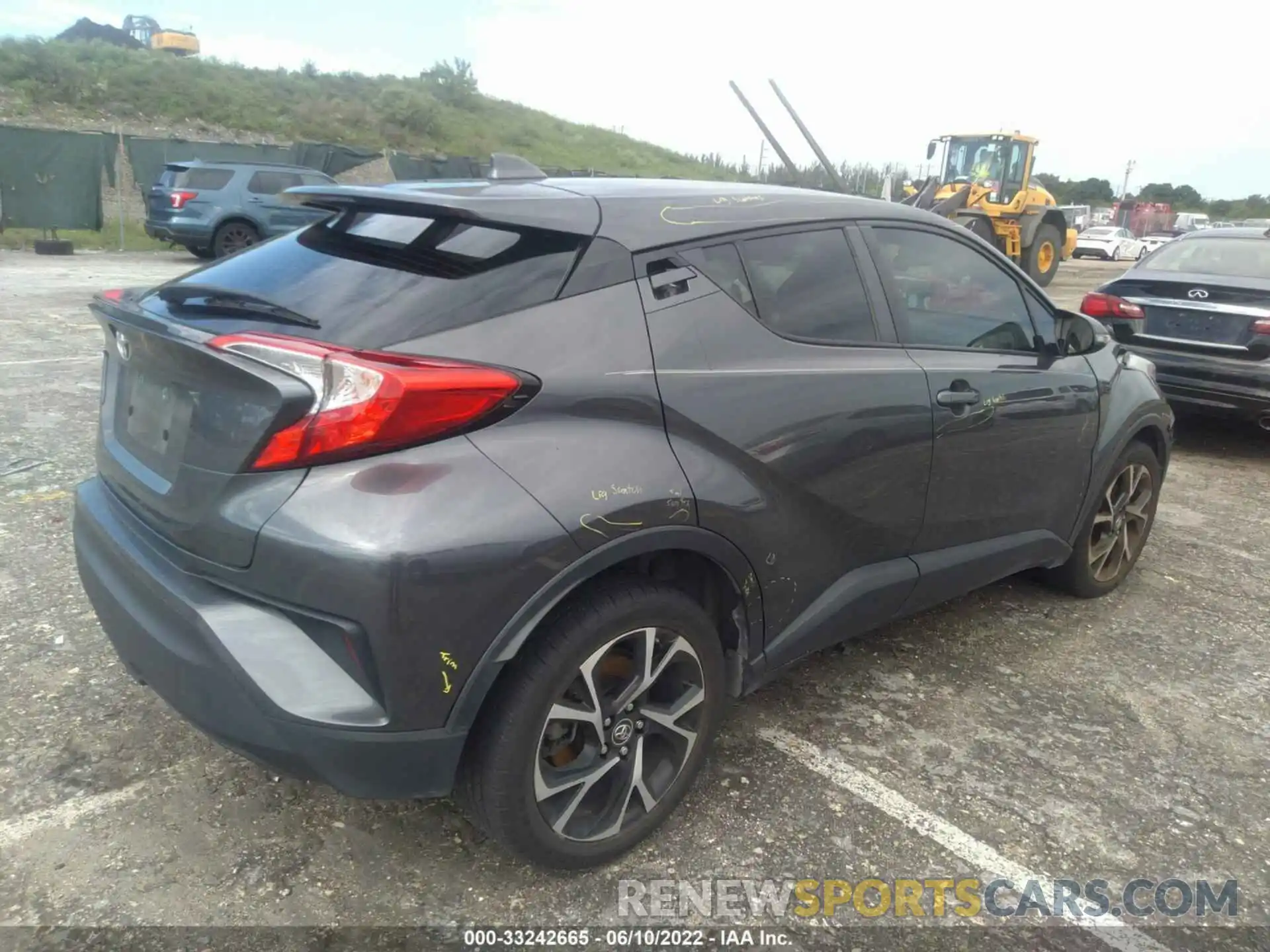 4 Photograph of a damaged car NMTKHMBX0KR098559 TOYOTA C-HR 2019