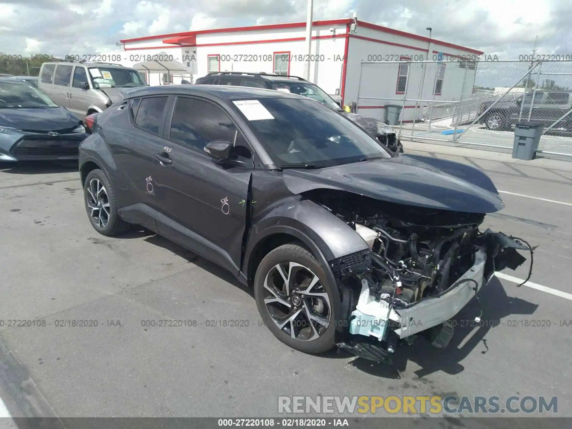 1 Photograph of a damaged car NMTKHMBX0KR098710 TOYOTA C-HR 2019