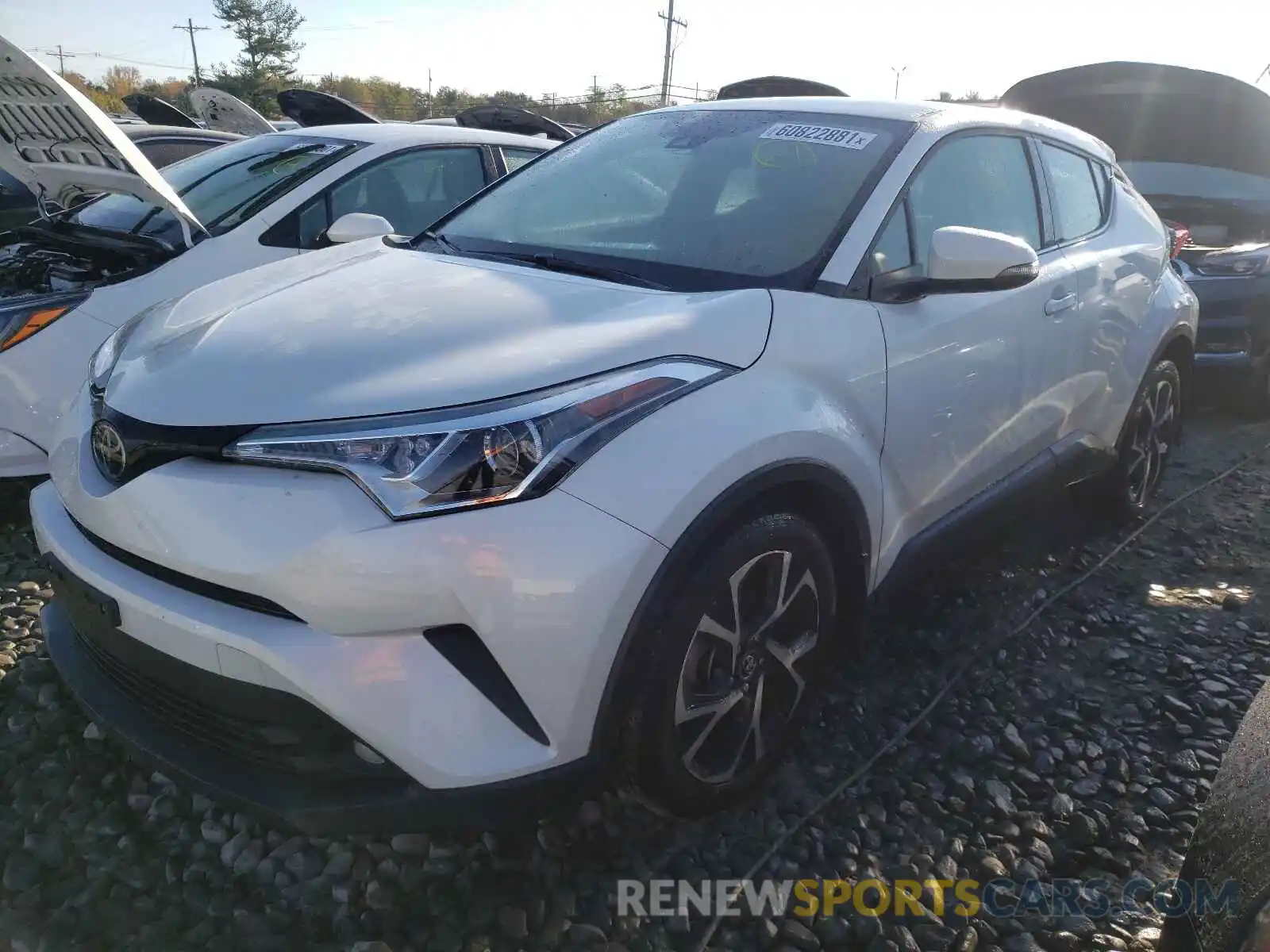 2 Фотография поврежденного автомобиля NMTKHMBX0KR099064 TOYOTA C-HR 2019