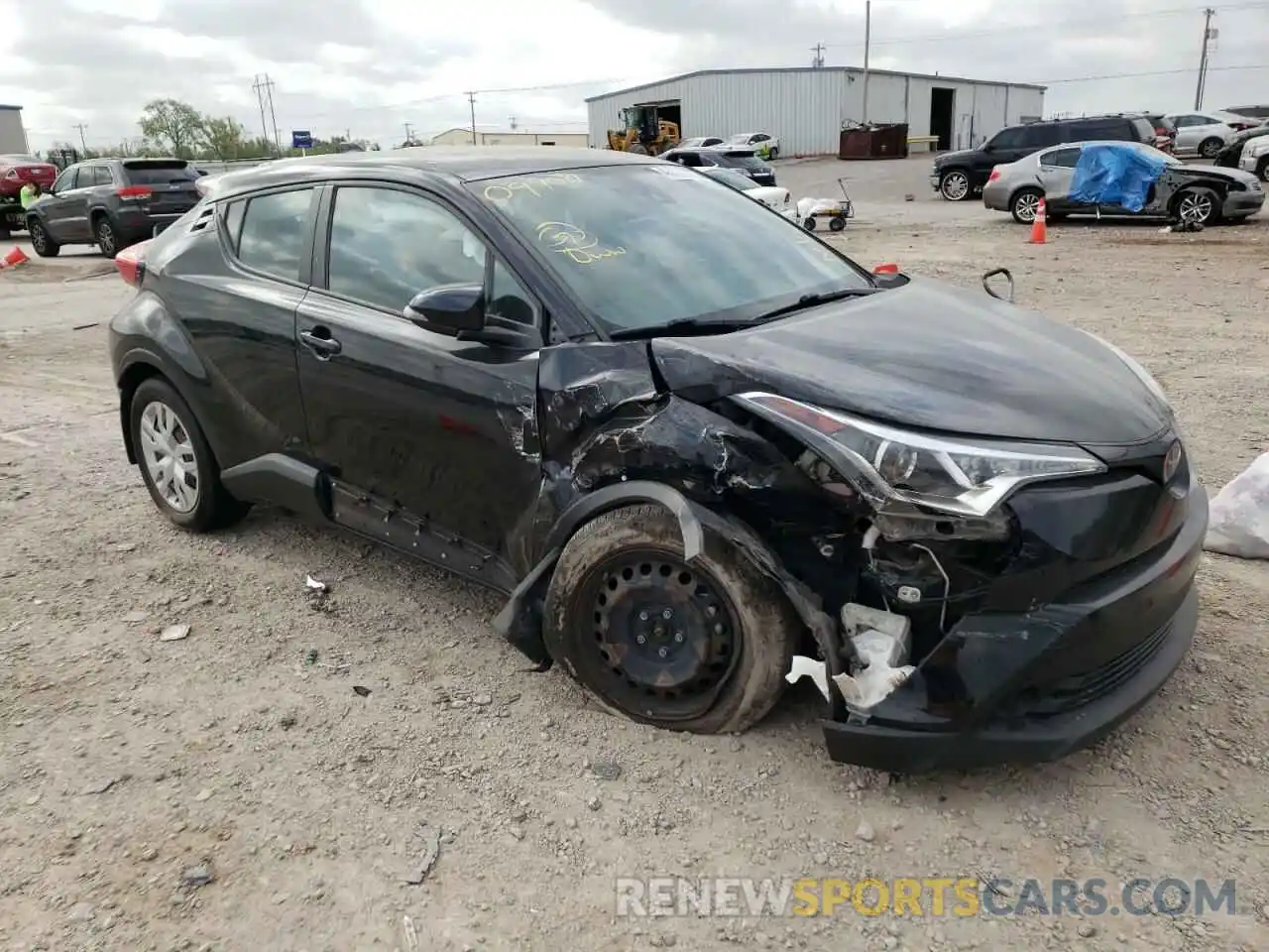 1 Photograph of a damaged car NMTKHMBX0KR099081 TOYOTA C-HR 2019