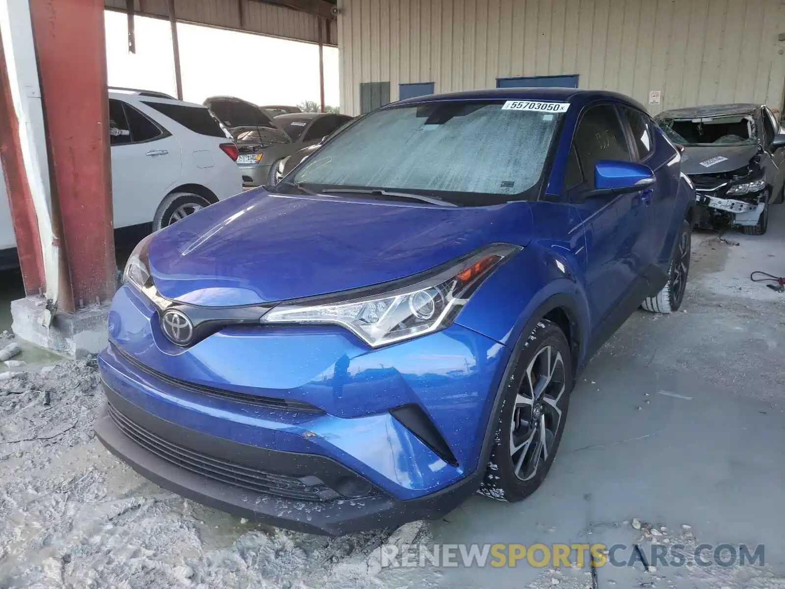 2 Photograph of a damaged car NMTKHMBX0KR099467 TOYOTA C-HR 2019