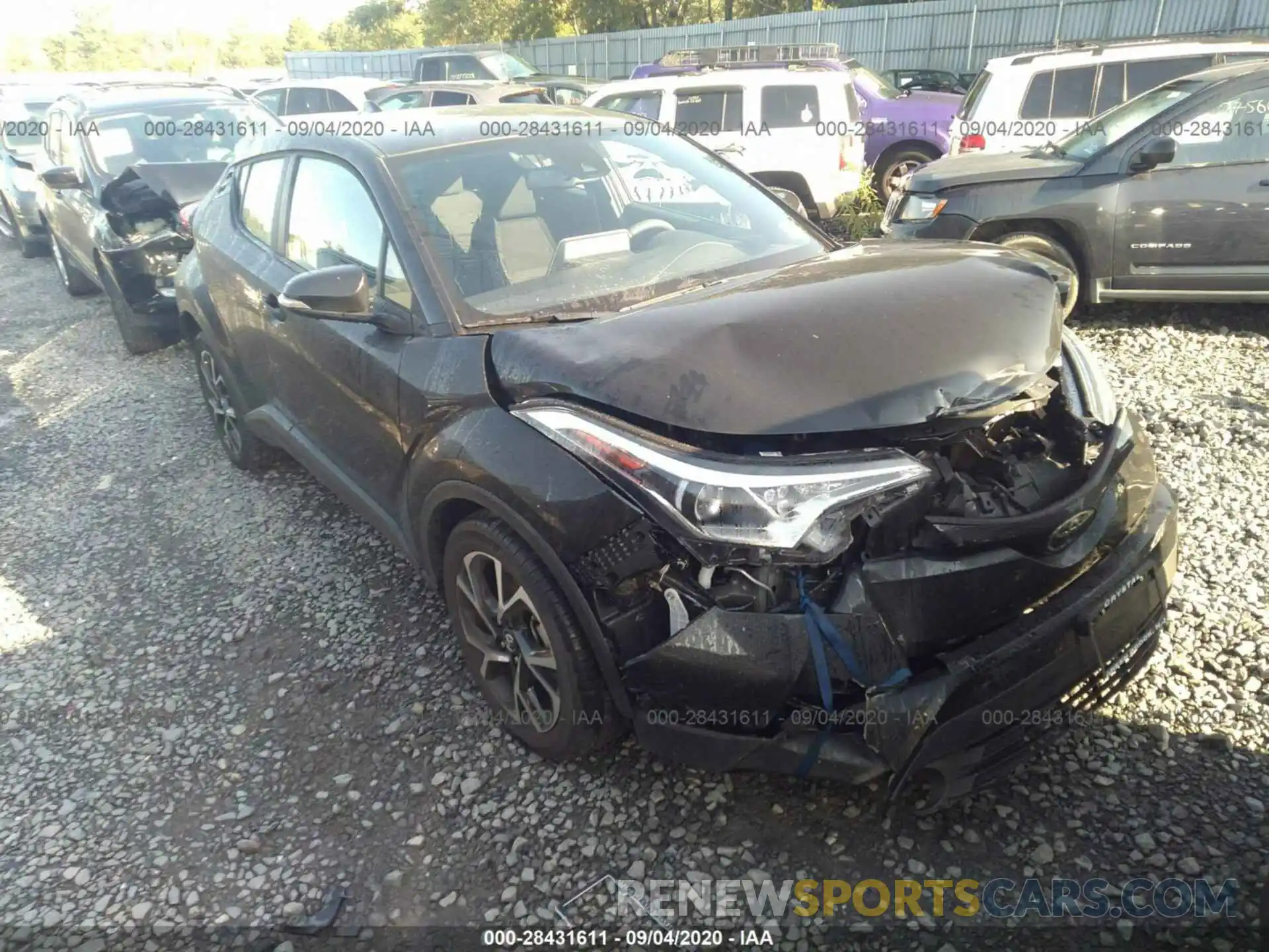 1 Photograph of a damaged car NMTKHMBX0KR100035 TOYOTA C-HR 2019