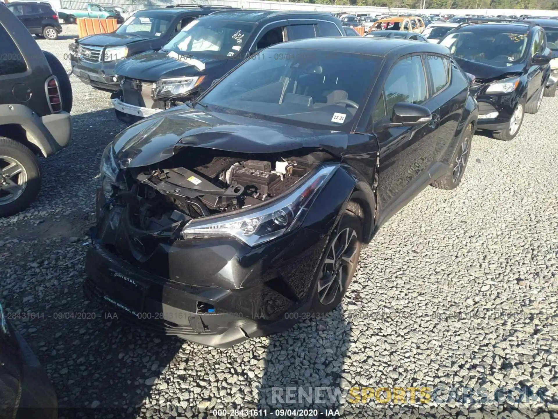 2 Photograph of a damaged car NMTKHMBX0KR100035 TOYOTA C-HR 2019