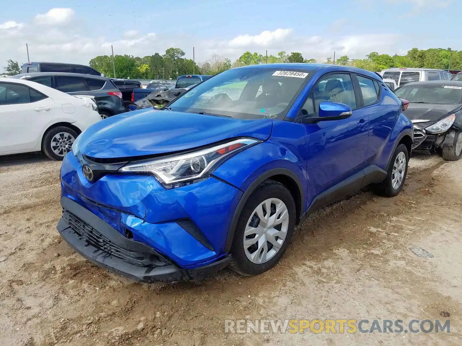 2 Photograph of a damaged car NMTKHMBX1KR070043 TOYOTA C-HR 2019