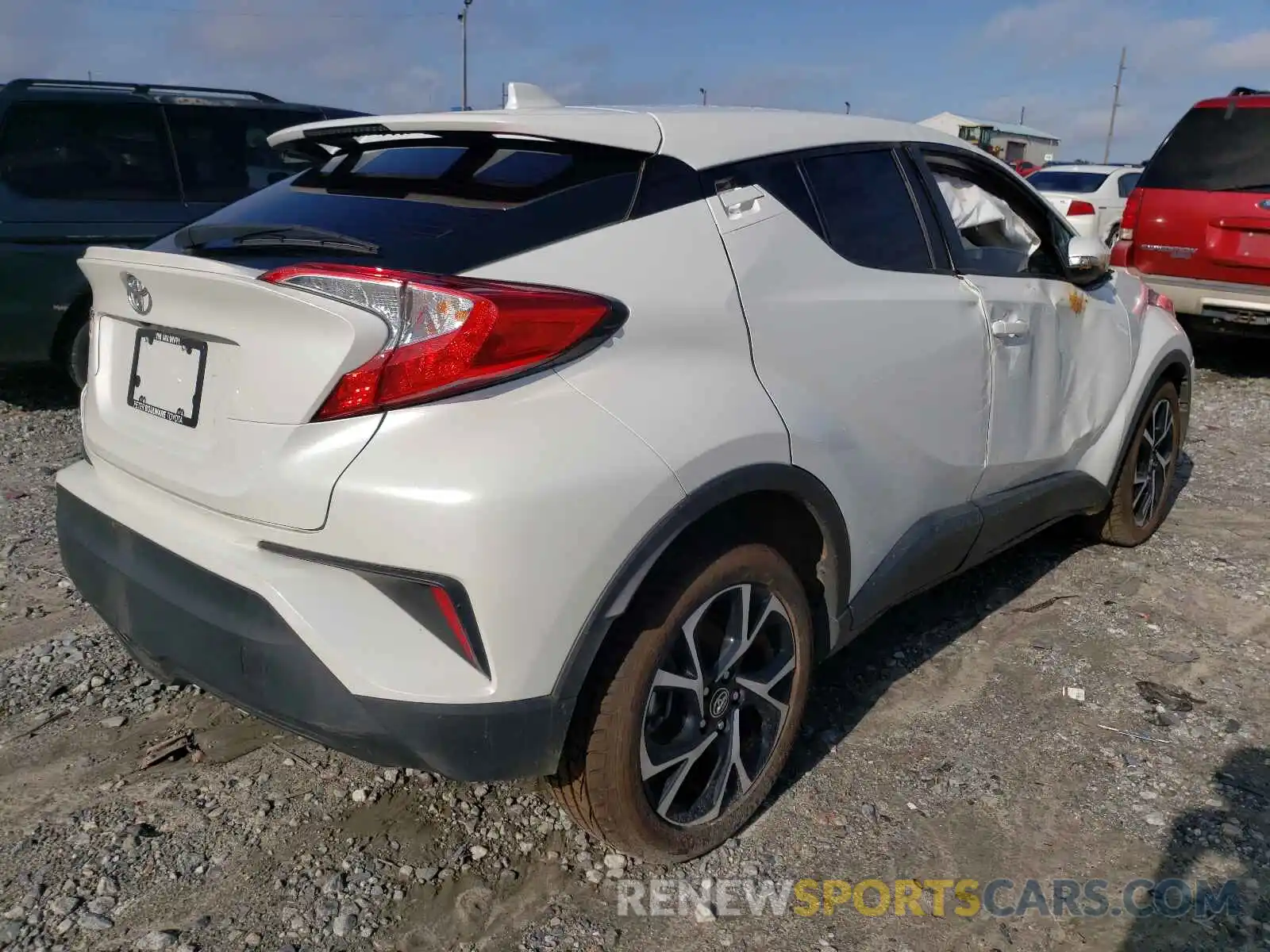 4 Photograph of a damaged car NMTKHMBX1KR070074 TOYOTA C-HR 2019