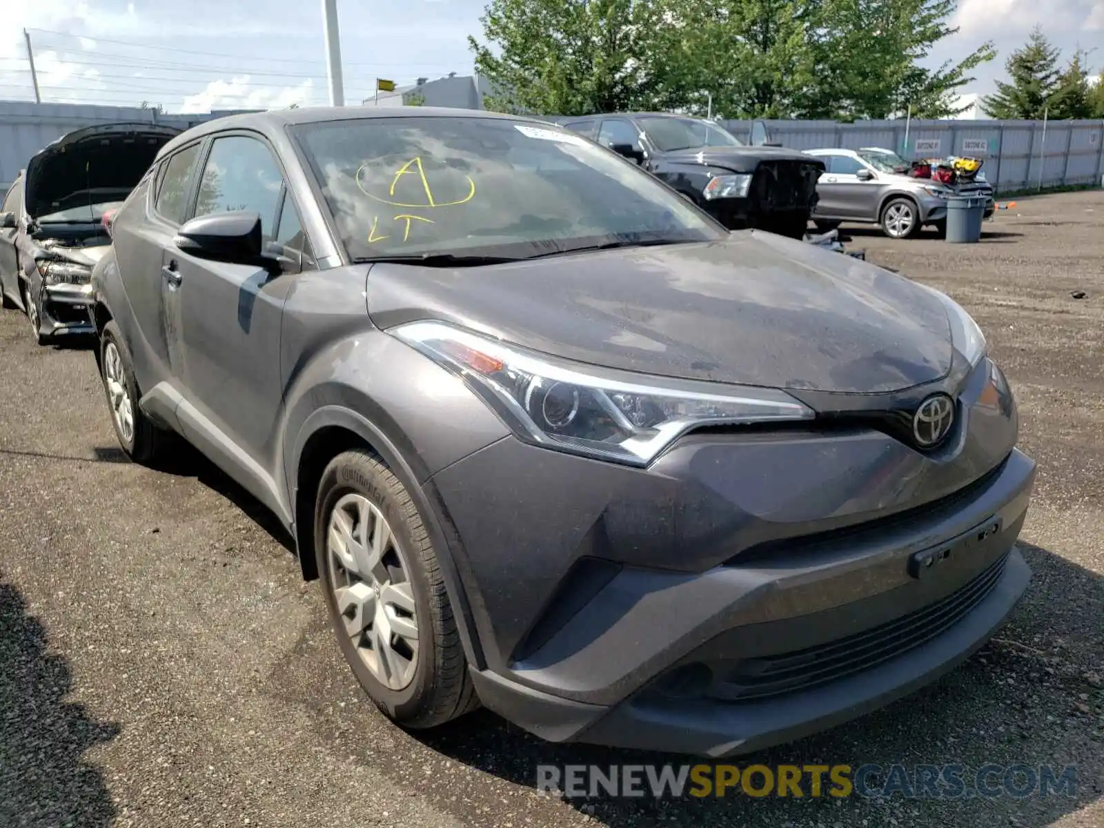 1 Photograph of a damaged car NMTKHMBX1KR071452 TOYOTA C-HR 2019