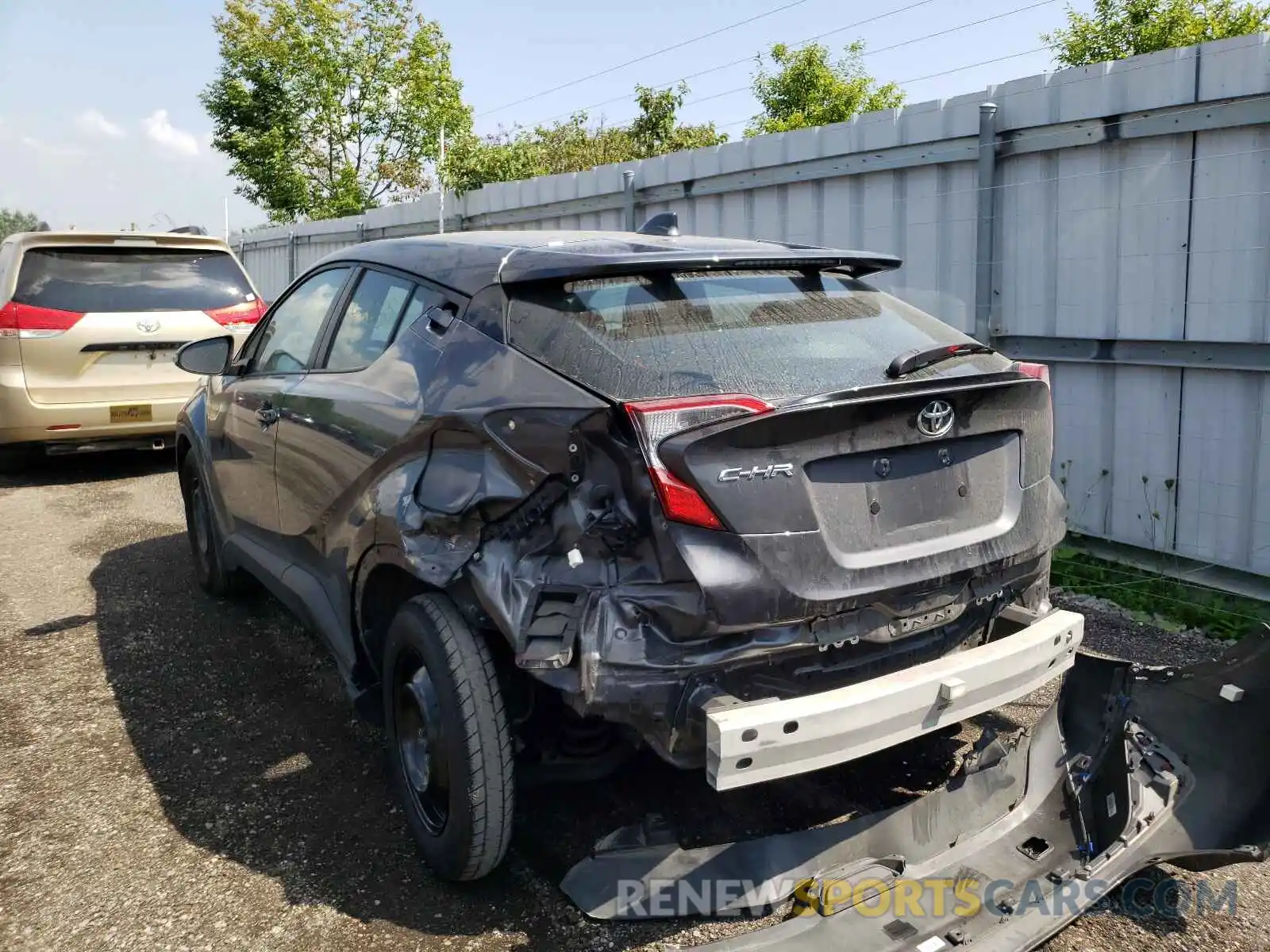 3 Фотография поврежденного автомобиля NMTKHMBX1KR071452 TOYOTA C-HR 2019