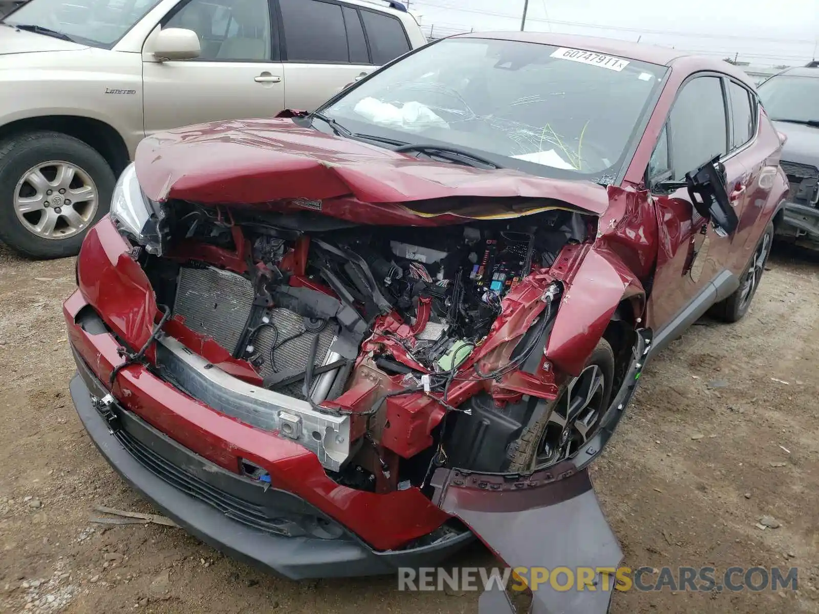 2 Photograph of a damaged car NMTKHMBX1KR074612 TOYOTA C-HR 2019