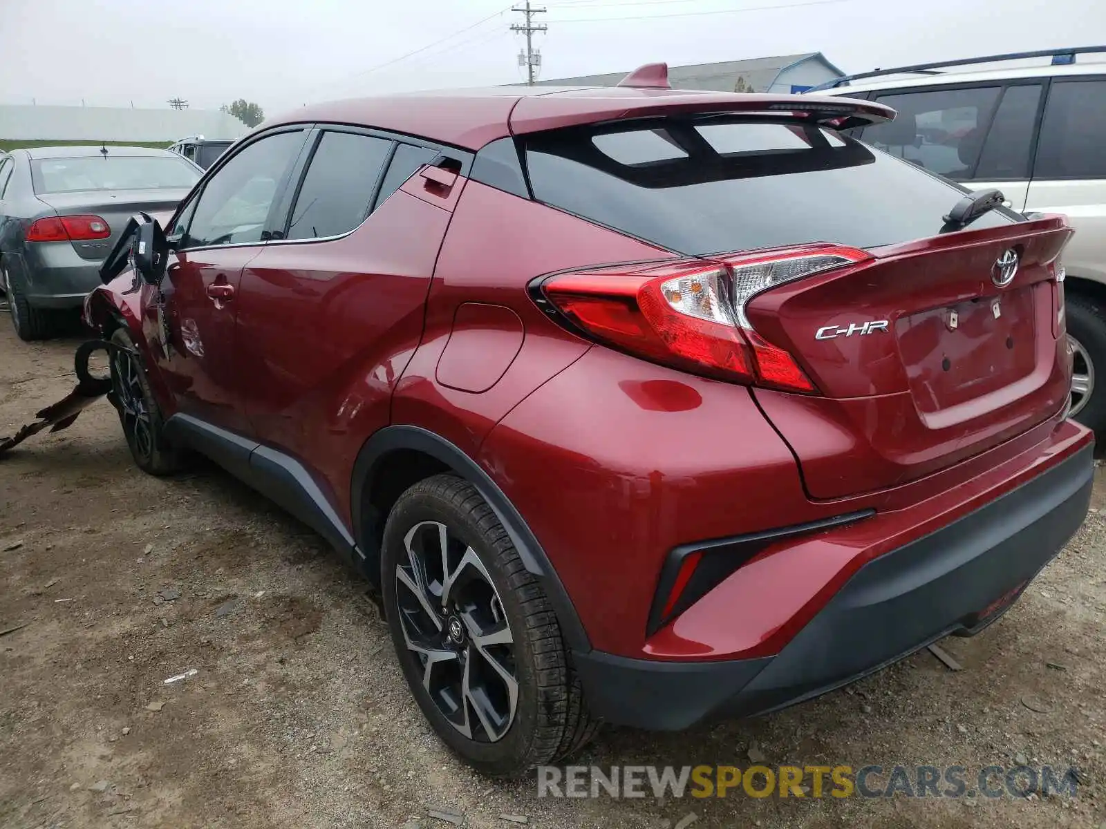 3 Photograph of a damaged car NMTKHMBX1KR074612 TOYOTA C-HR 2019