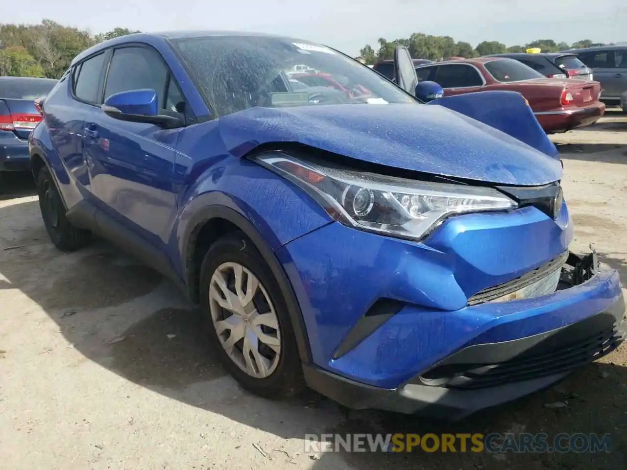 1 Photograph of a damaged car NMTKHMBX1KR075209 TOYOTA C-HR 2019