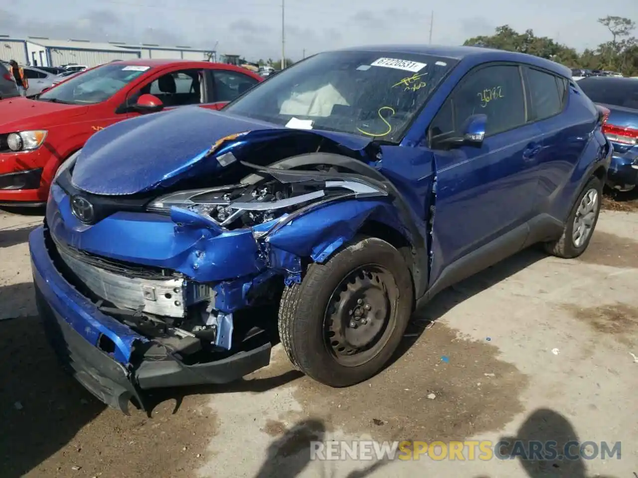 2 Photograph of a damaged car NMTKHMBX1KR075209 TOYOTA C-HR 2019