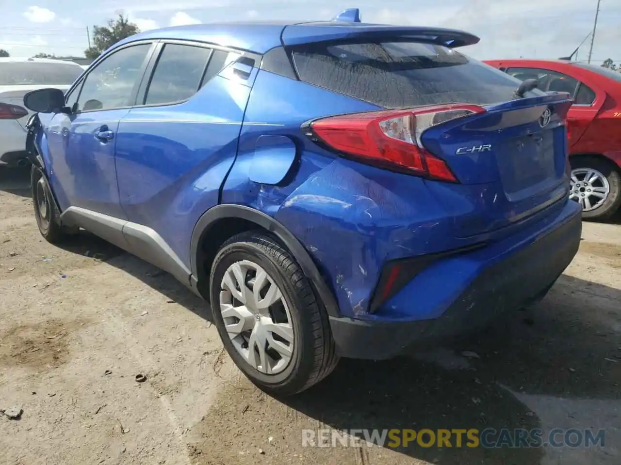 3 Photograph of a damaged car NMTKHMBX1KR075209 TOYOTA C-HR 2019