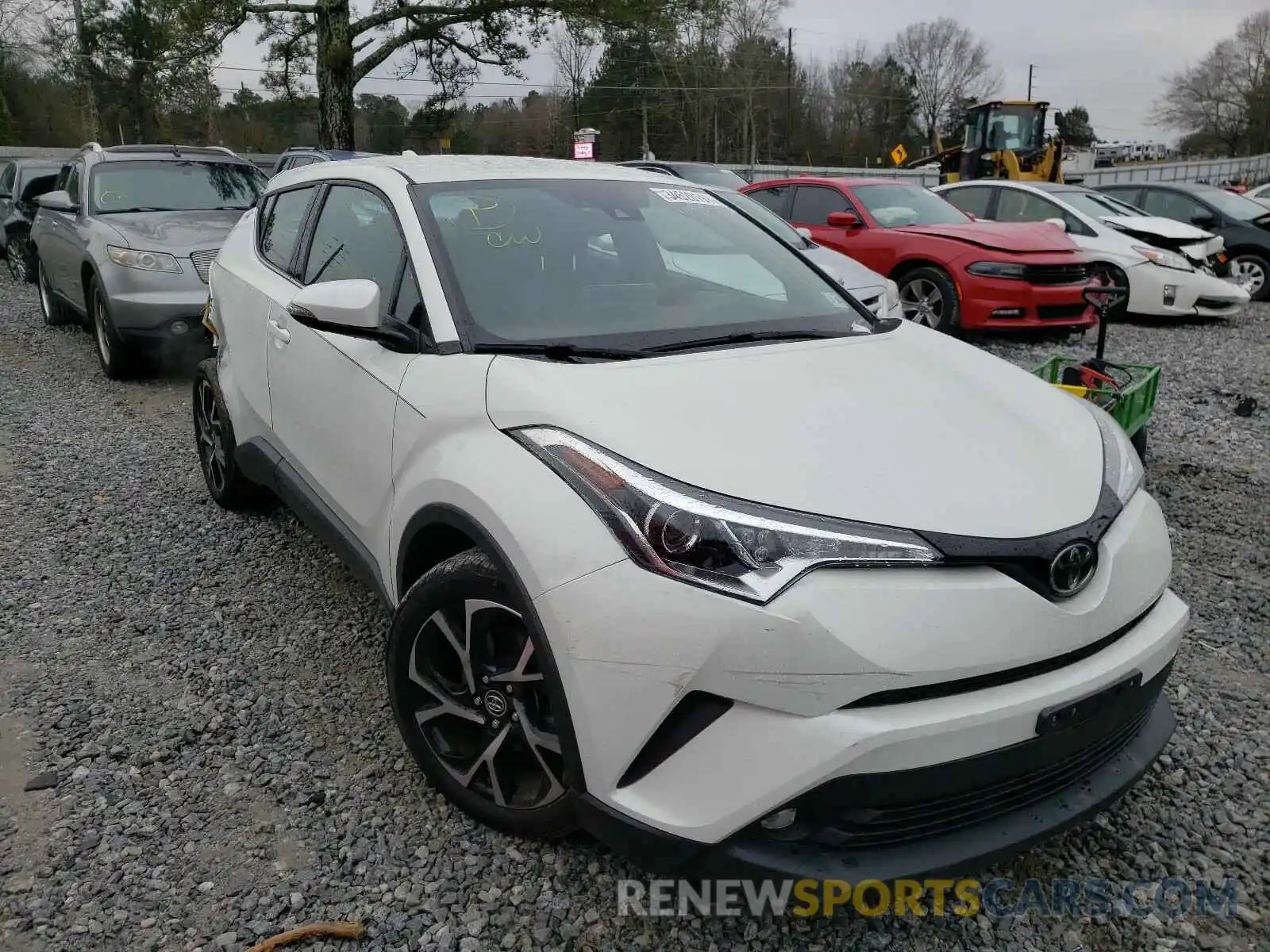 1 Photograph of a damaged car NMTKHMBX1KR076294 TOYOTA C-HR 2019