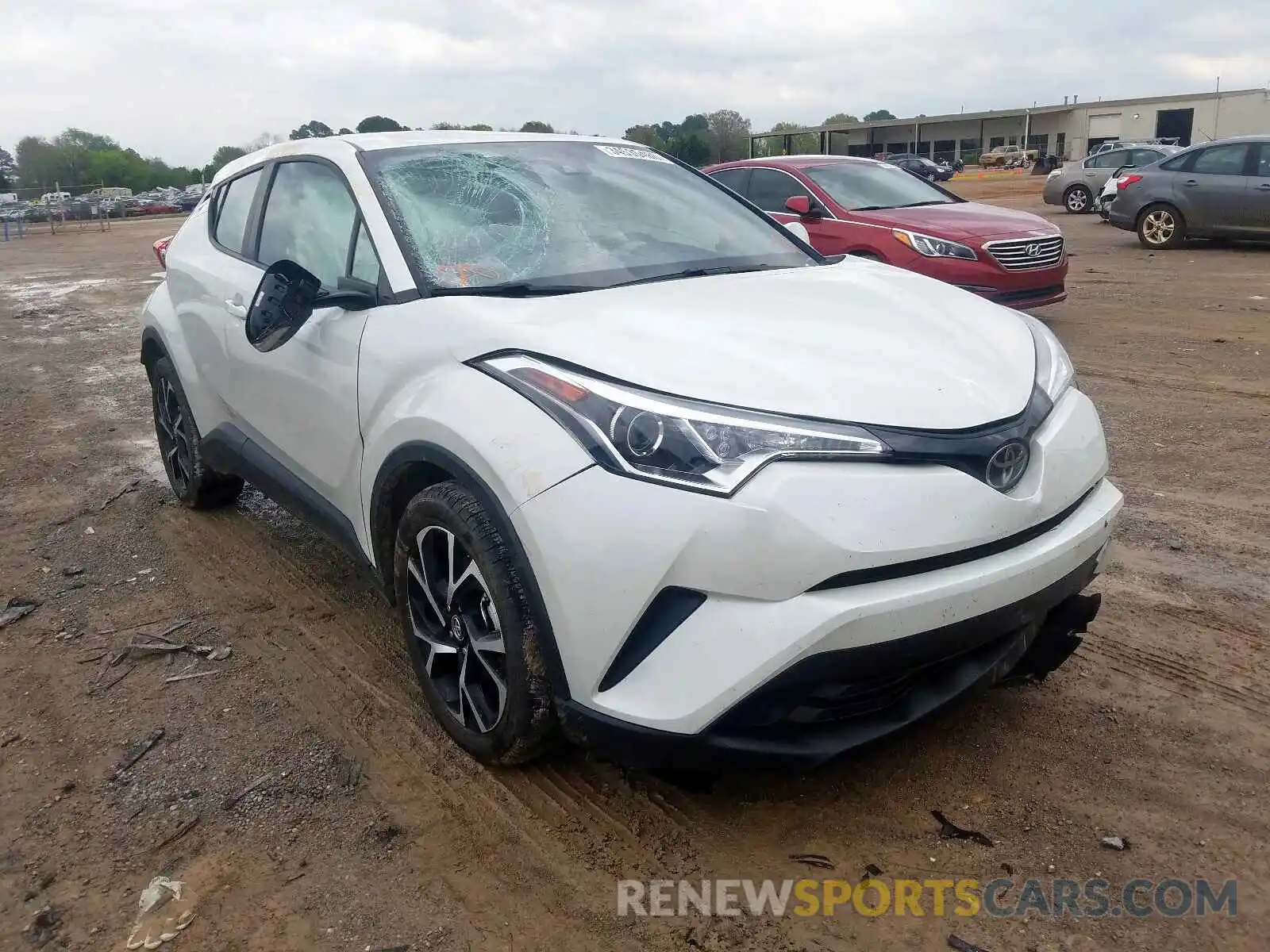 1 Photograph of a damaged car NMTKHMBX1KR076361 TOYOTA C-HR 2019