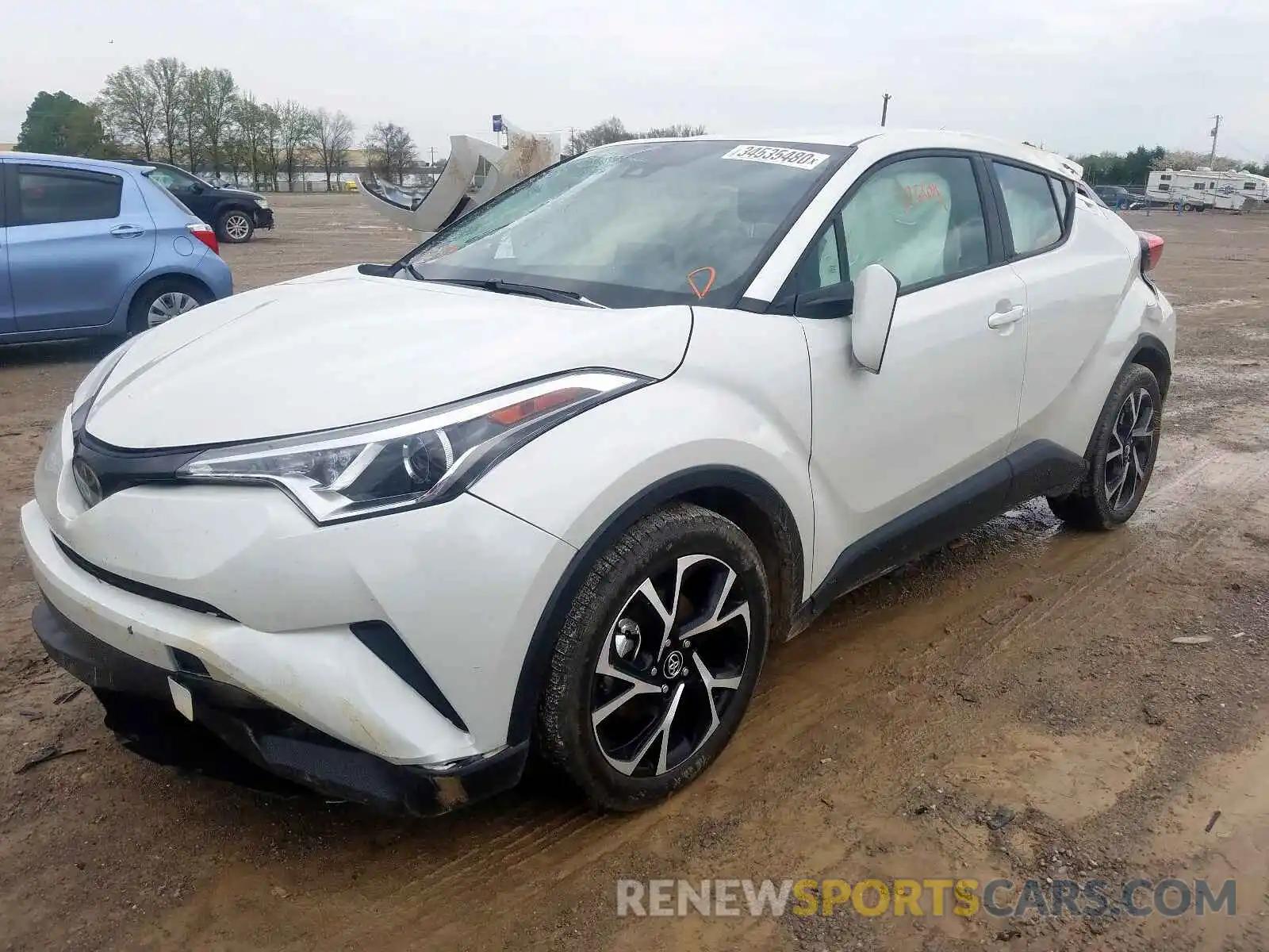 2 Фотография поврежденного автомобиля NMTKHMBX1KR076361 TOYOTA C-HR 2019