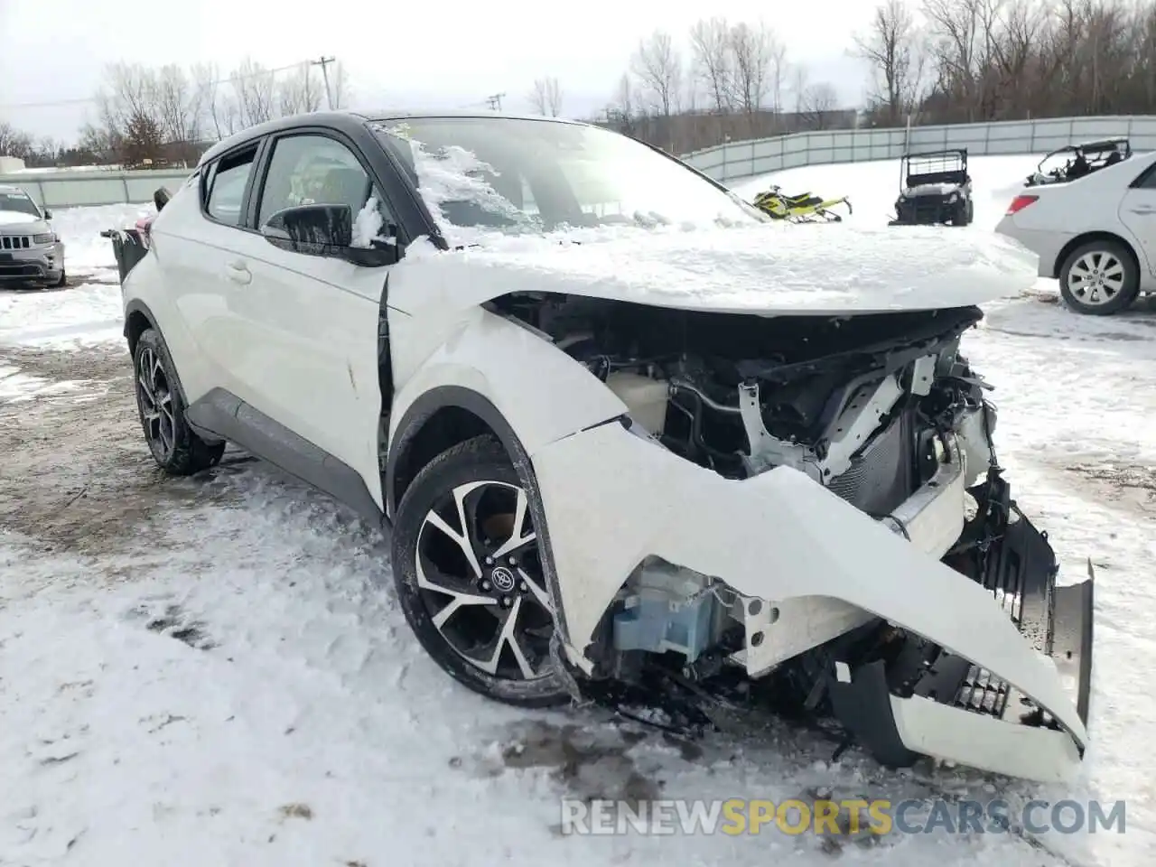 1 Photograph of a damaged car NMTKHMBX1KR076764 TOYOTA C-HR 2019