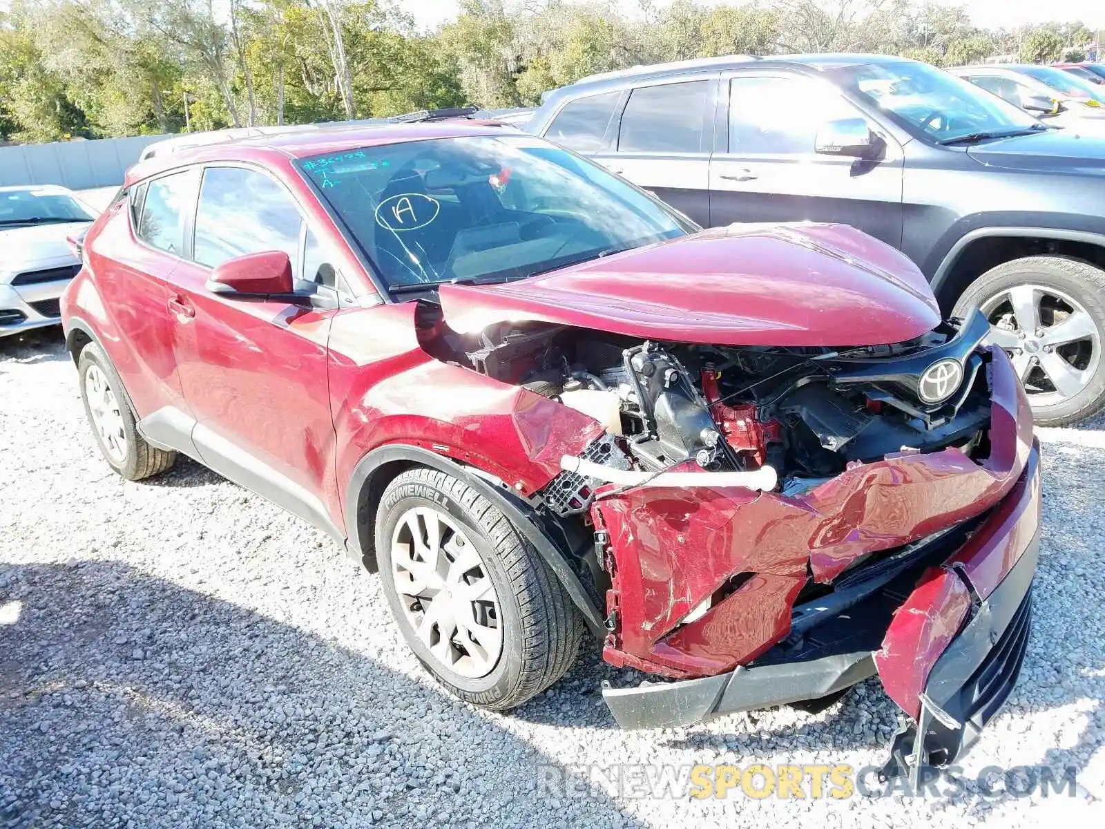 1 Photograph of a damaged car NMTKHMBX1KR076800 TOYOTA C-HR 2019