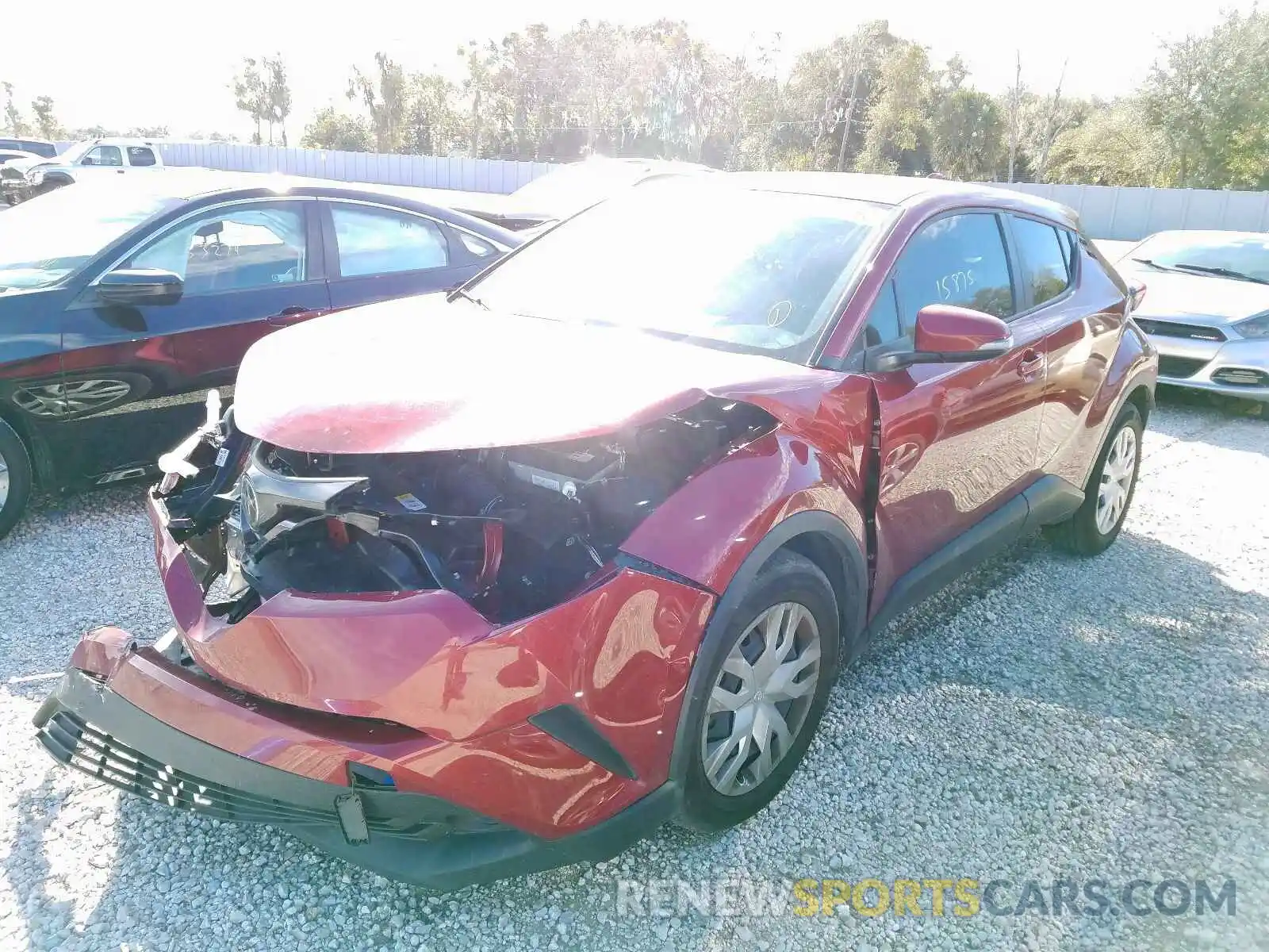 2 Photograph of a damaged car NMTKHMBX1KR076800 TOYOTA C-HR 2019