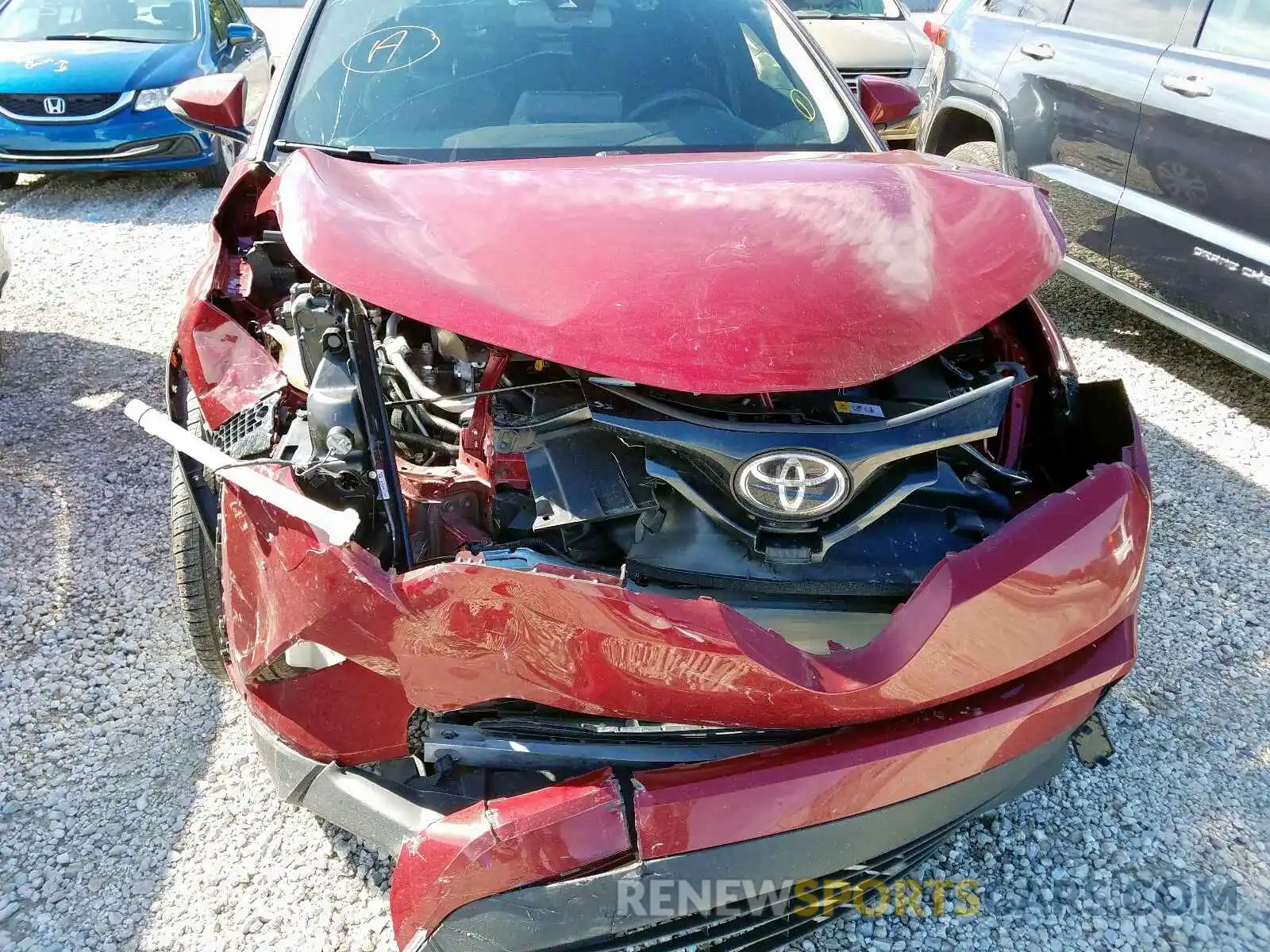 9 Photograph of a damaged car NMTKHMBX1KR076800 TOYOTA C-HR 2019