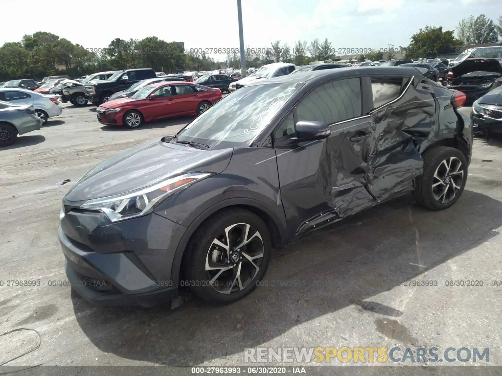 2 Photograph of a damaged car NMTKHMBX1KR077560 TOYOTA C-HR 2019