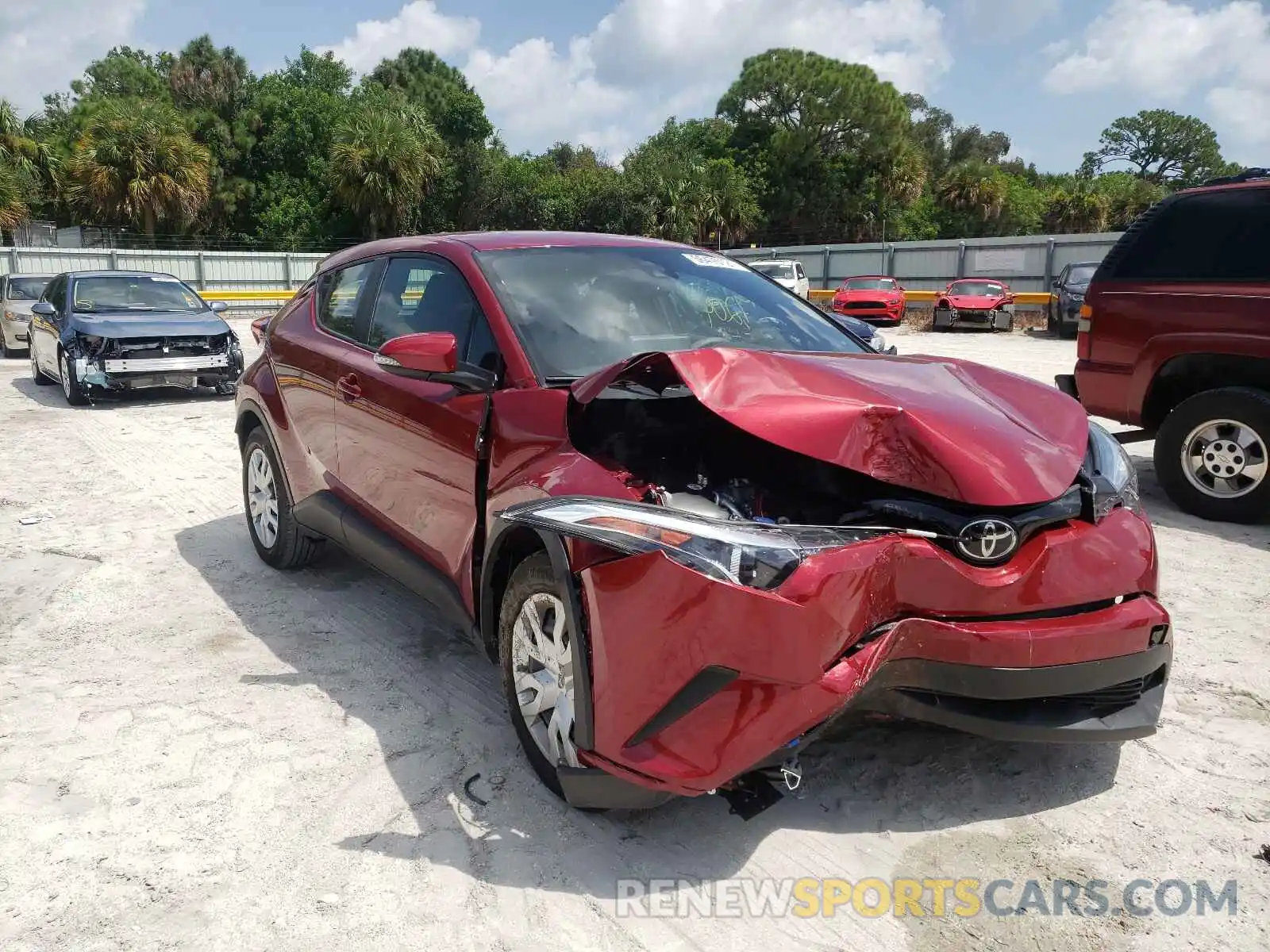 1 Photograph of a damaged car NMTKHMBX1KR078935 TOYOTA C-HR 2019