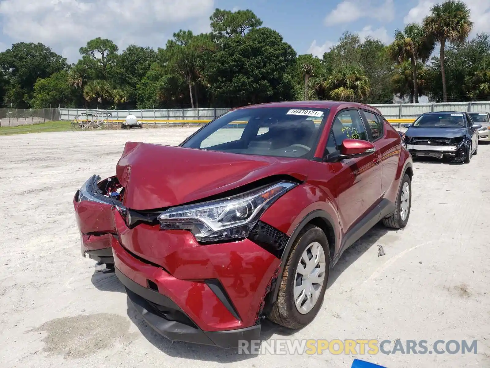 2 Photograph of a damaged car NMTKHMBX1KR078935 TOYOTA C-HR 2019