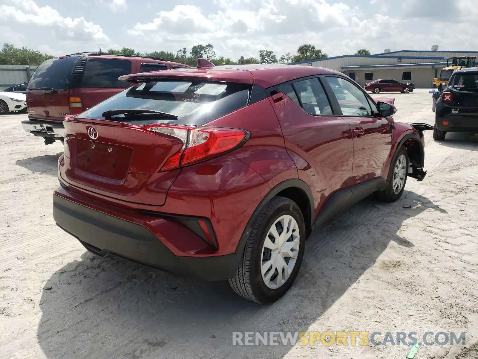 4 Photograph of a damaged car NMTKHMBX1KR078935 TOYOTA C-HR 2019