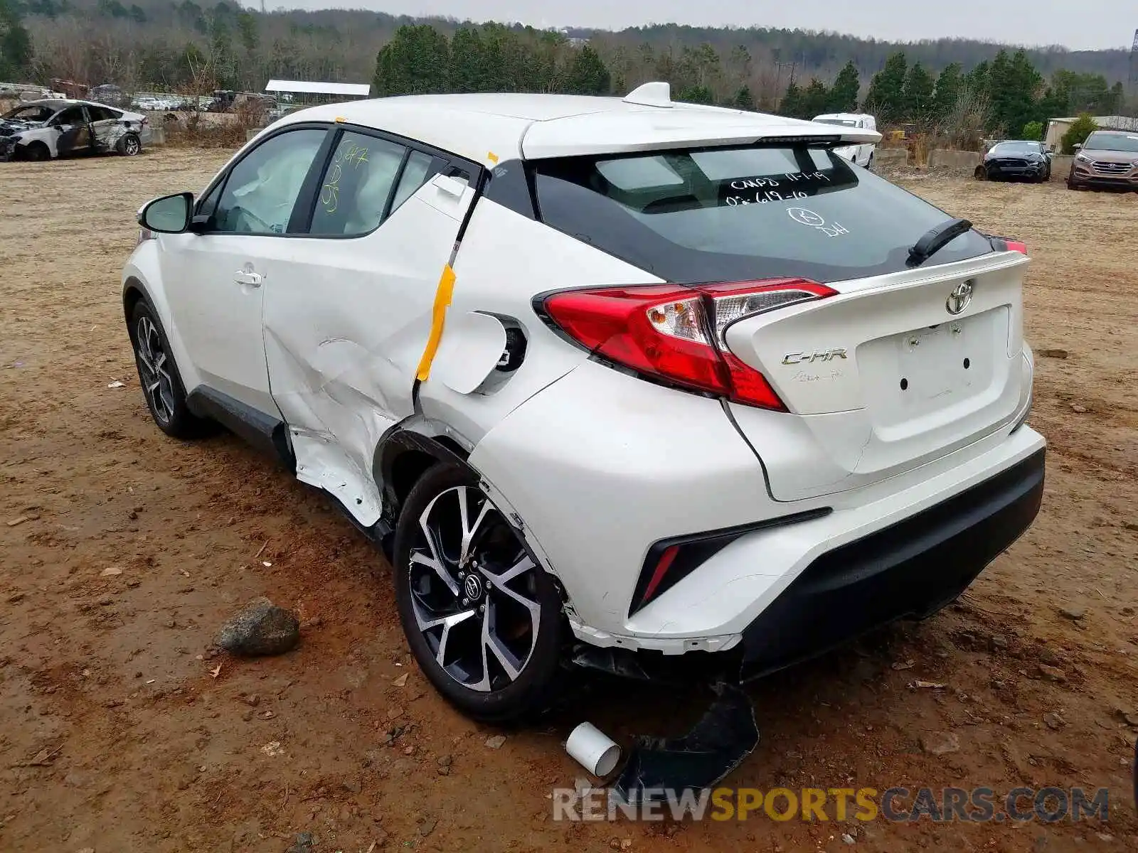 3 Photograph of a damaged car NMTKHMBX1KR079437 TOYOTA C-HR 2019