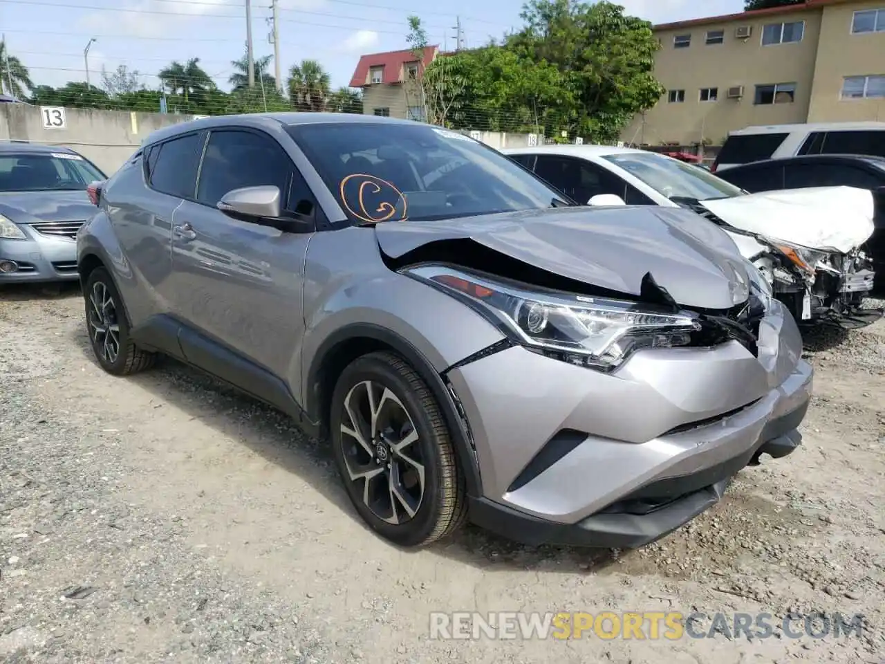 1 Photograph of a damaged car NMTKHMBX1KR080183 TOYOTA C-HR 2019