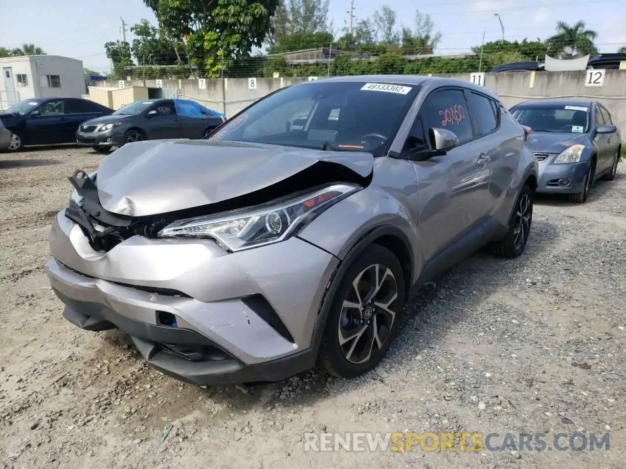 2 Photograph of a damaged car NMTKHMBX1KR080183 TOYOTA C-HR 2019