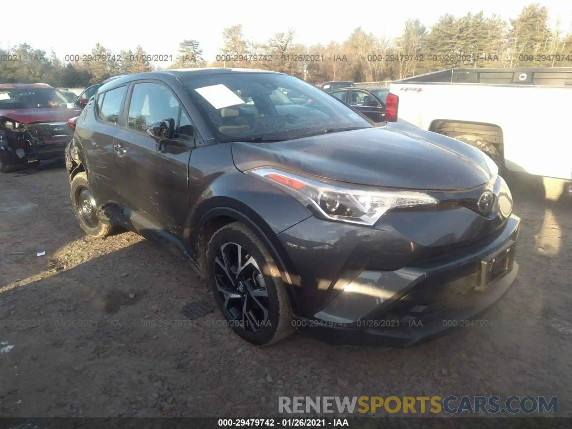 1 Фотография поврежденного автомобиля NMTKHMBX1KR080250 TOYOTA C-HR 2019