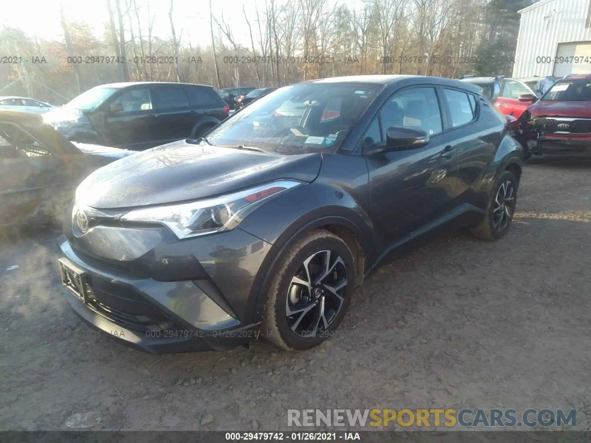 2 Фотография поврежденного автомобиля NMTKHMBX1KR080250 TOYOTA C-HR 2019