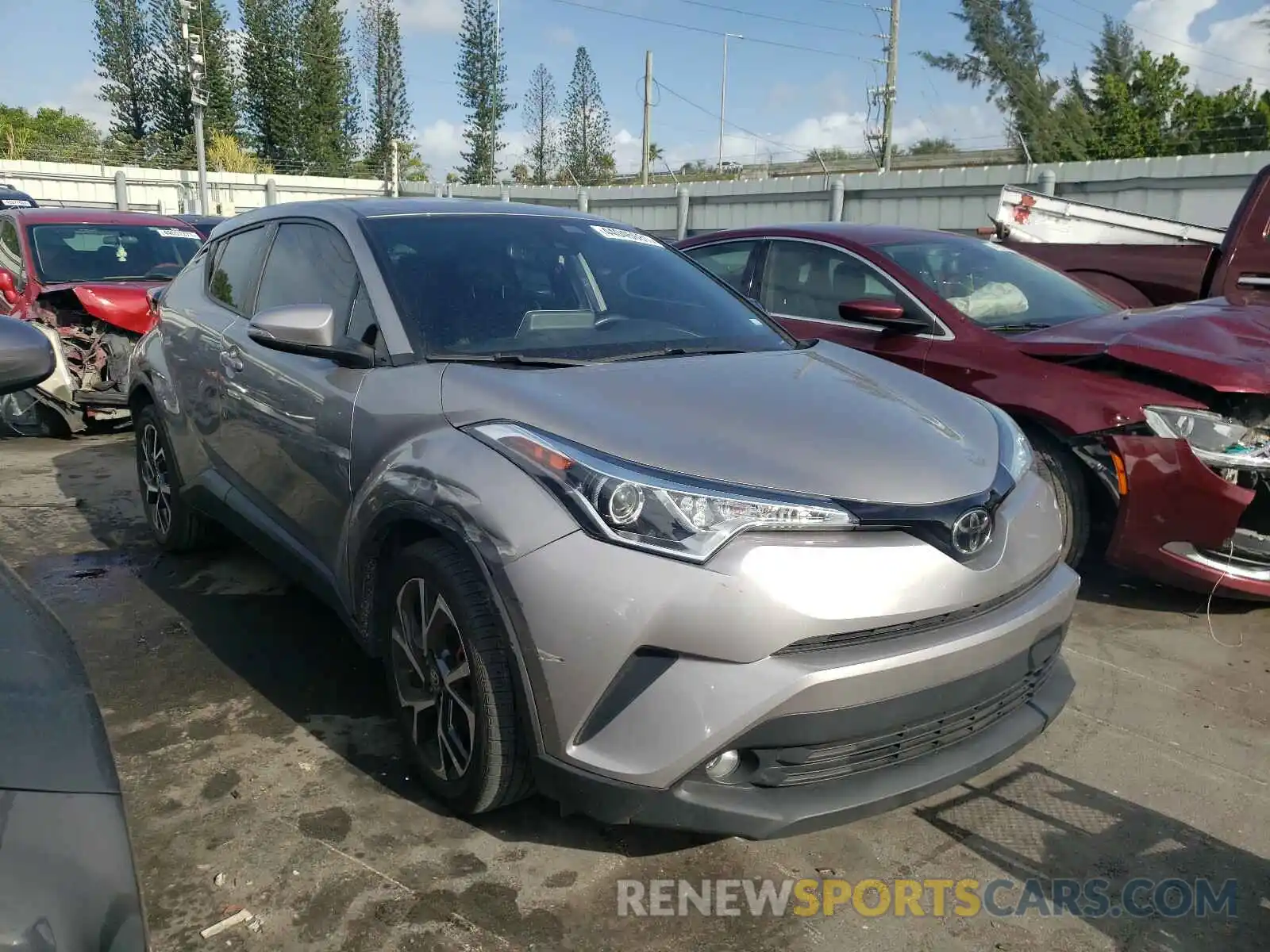 1 Photograph of a damaged car NMTKHMBX1KR080376 TOYOTA C-HR 2019