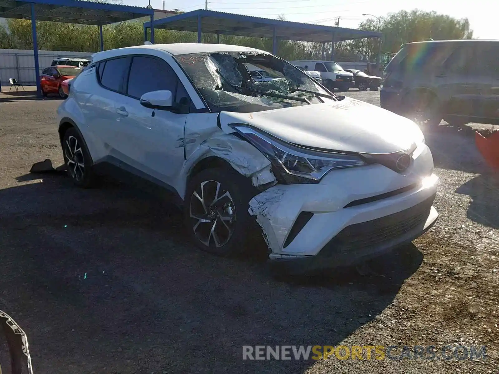 1 Photograph of a damaged car NMTKHMBX1KR080555 TOYOTA C-HR 2019