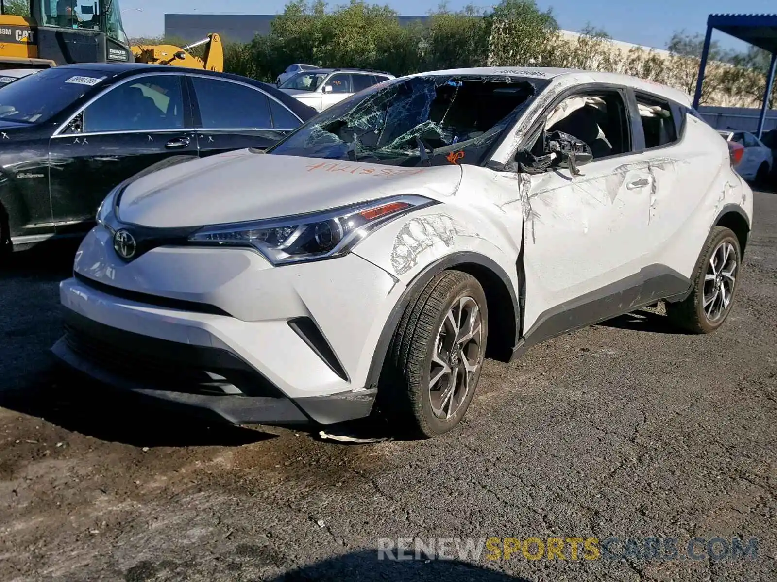 2 Photograph of a damaged car NMTKHMBX1KR080555 TOYOTA C-HR 2019