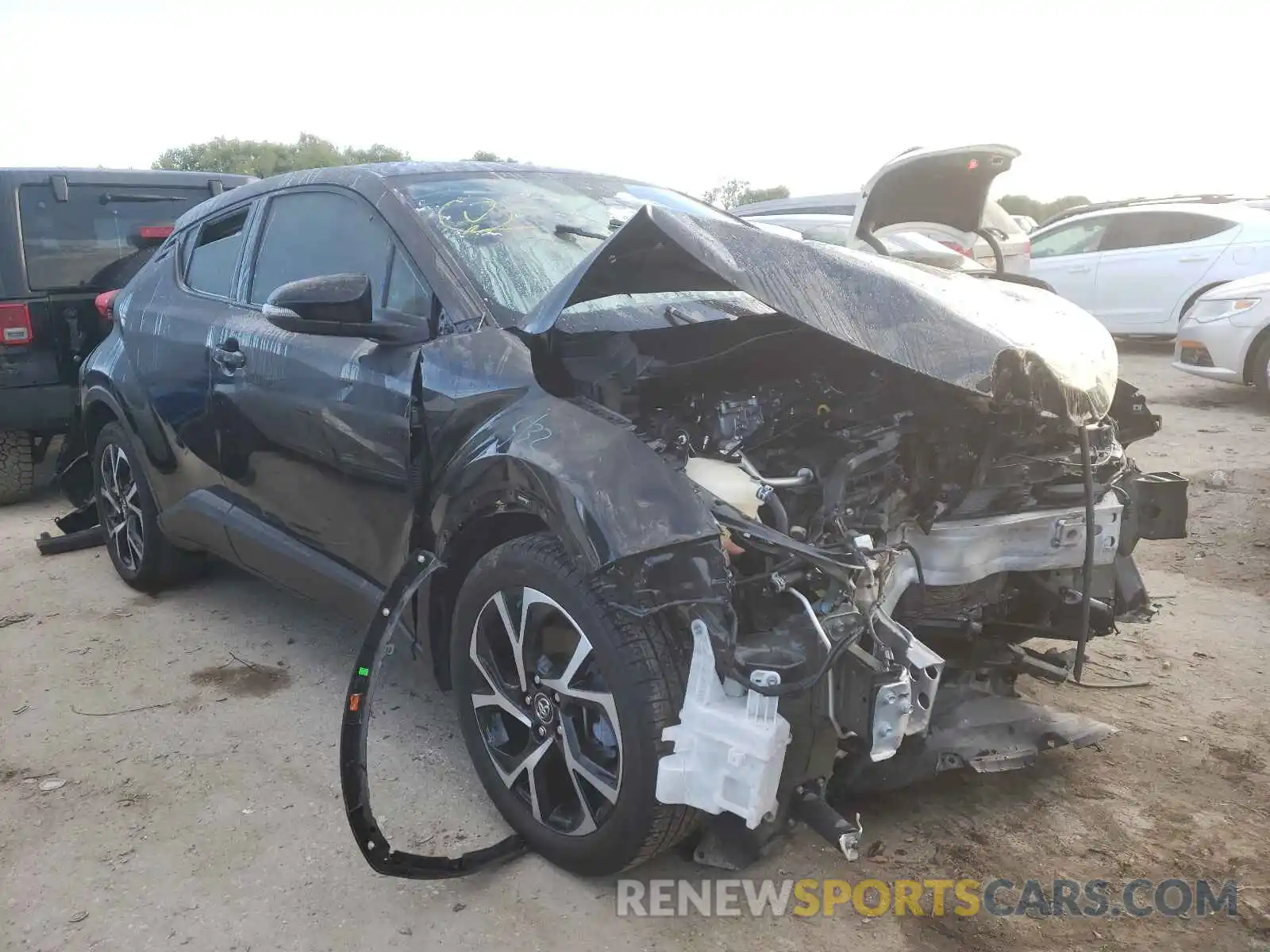 1 Photograph of a damaged car NMTKHMBX1KR081480 TOYOTA C-HR 2019