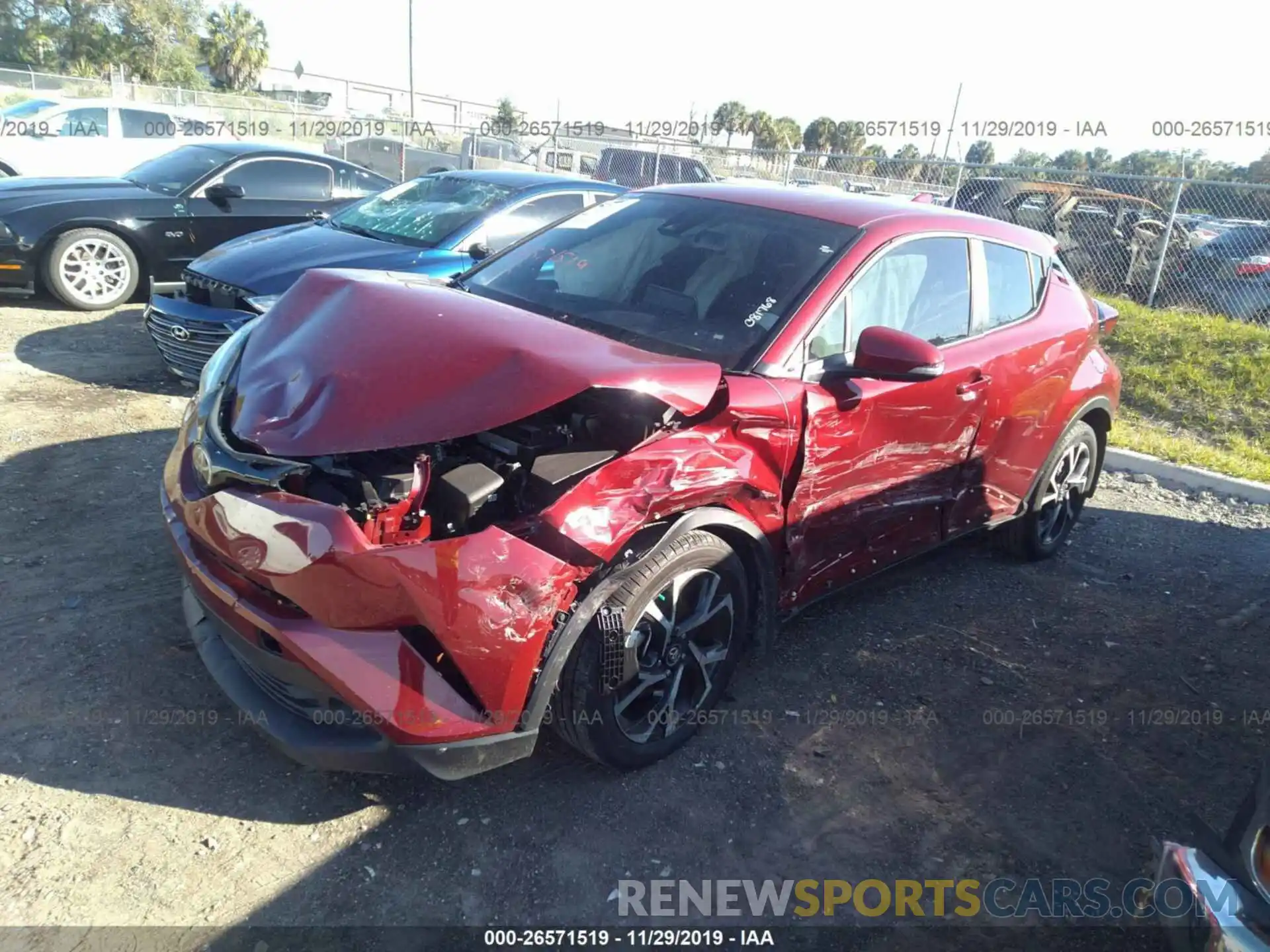 2 Photograph of a damaged car NMTKHMBX1KR081768 TOYOTA C-HR 2019