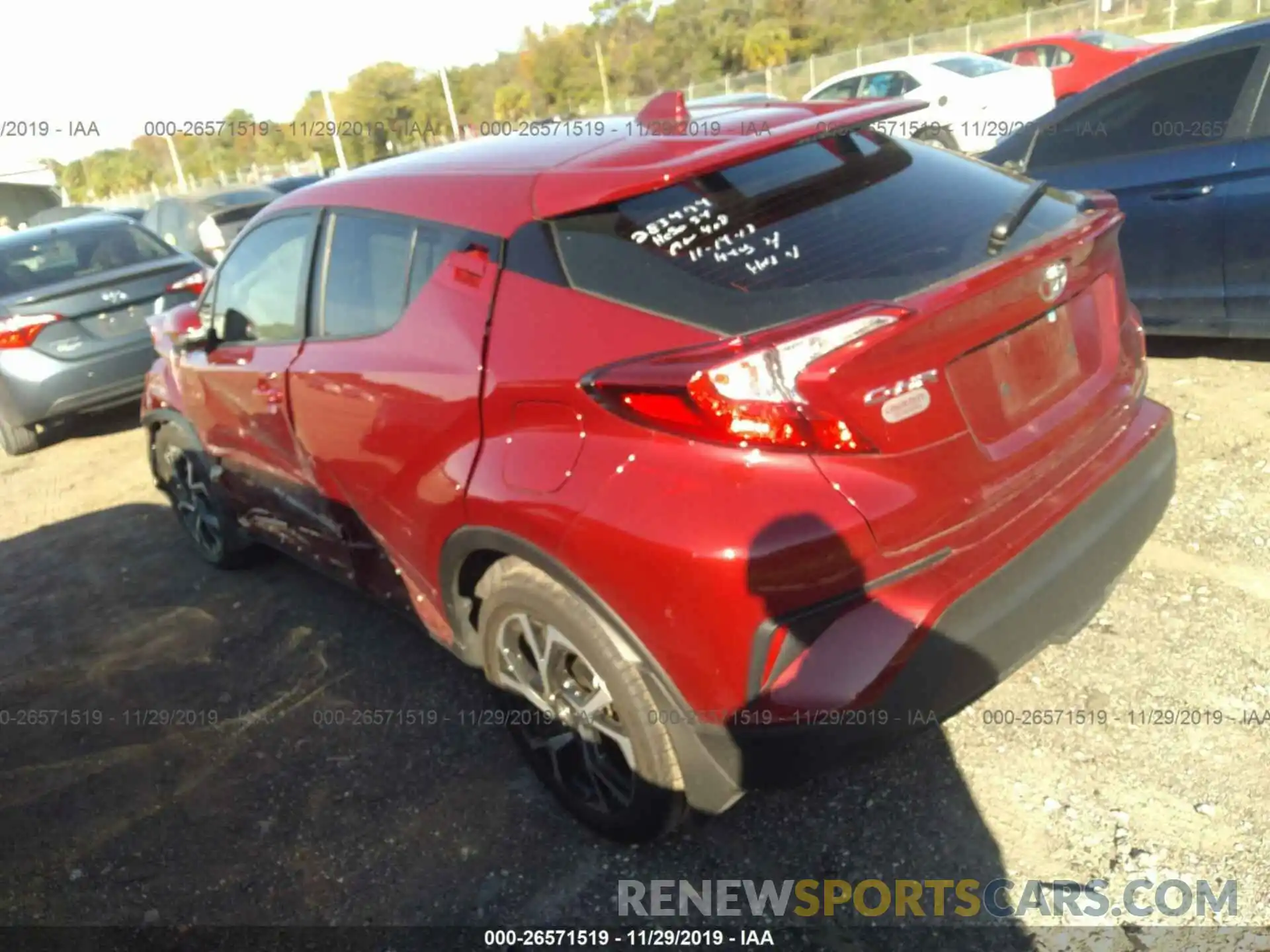 3 Photograph of a damaged car NMTKHMBX1KR081768 TOYOTA C-HR 2019