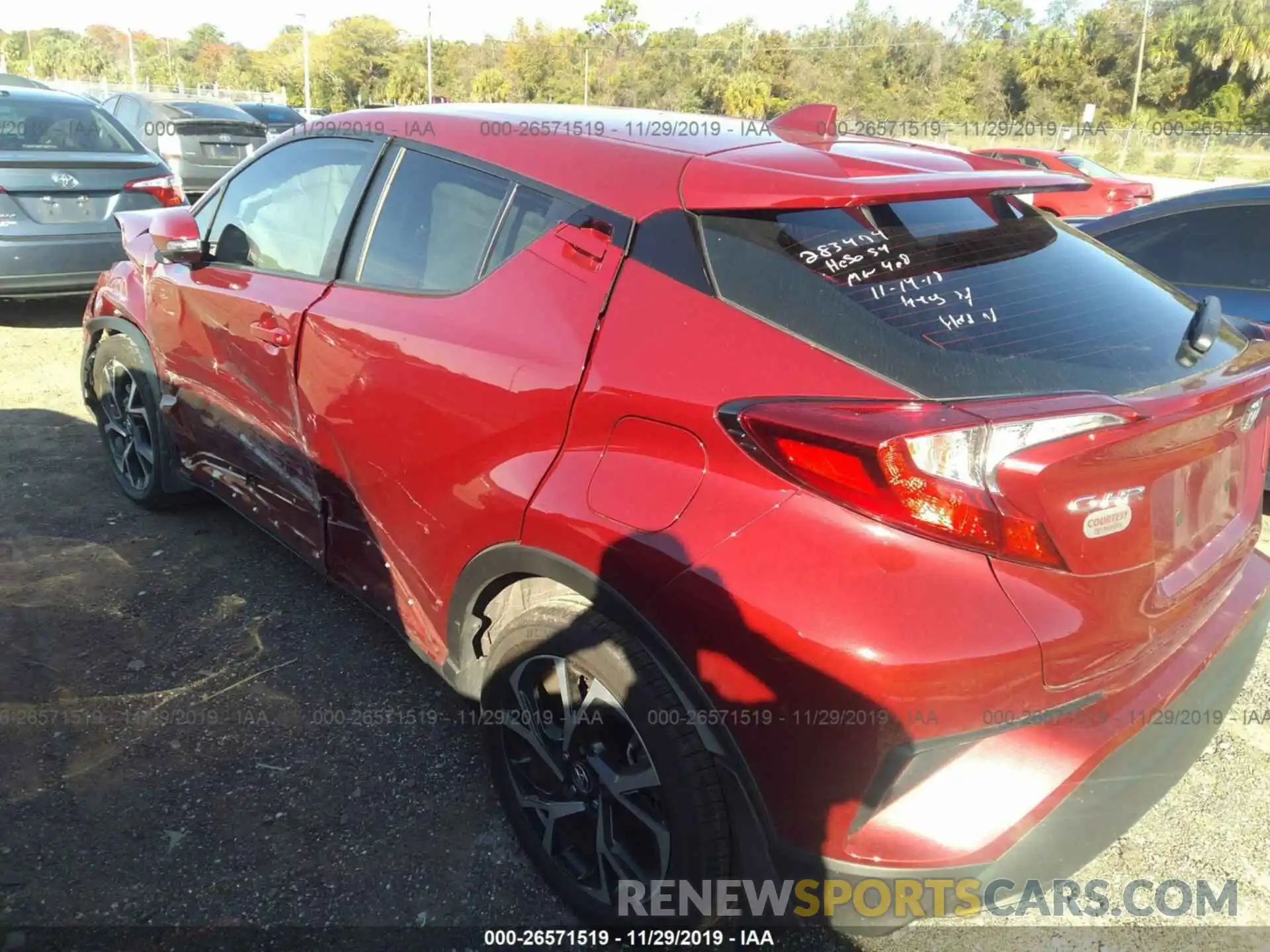 6 Photograph of a damaged car NMTKHMBX1KR081768 TOYOTA C-HR 2019