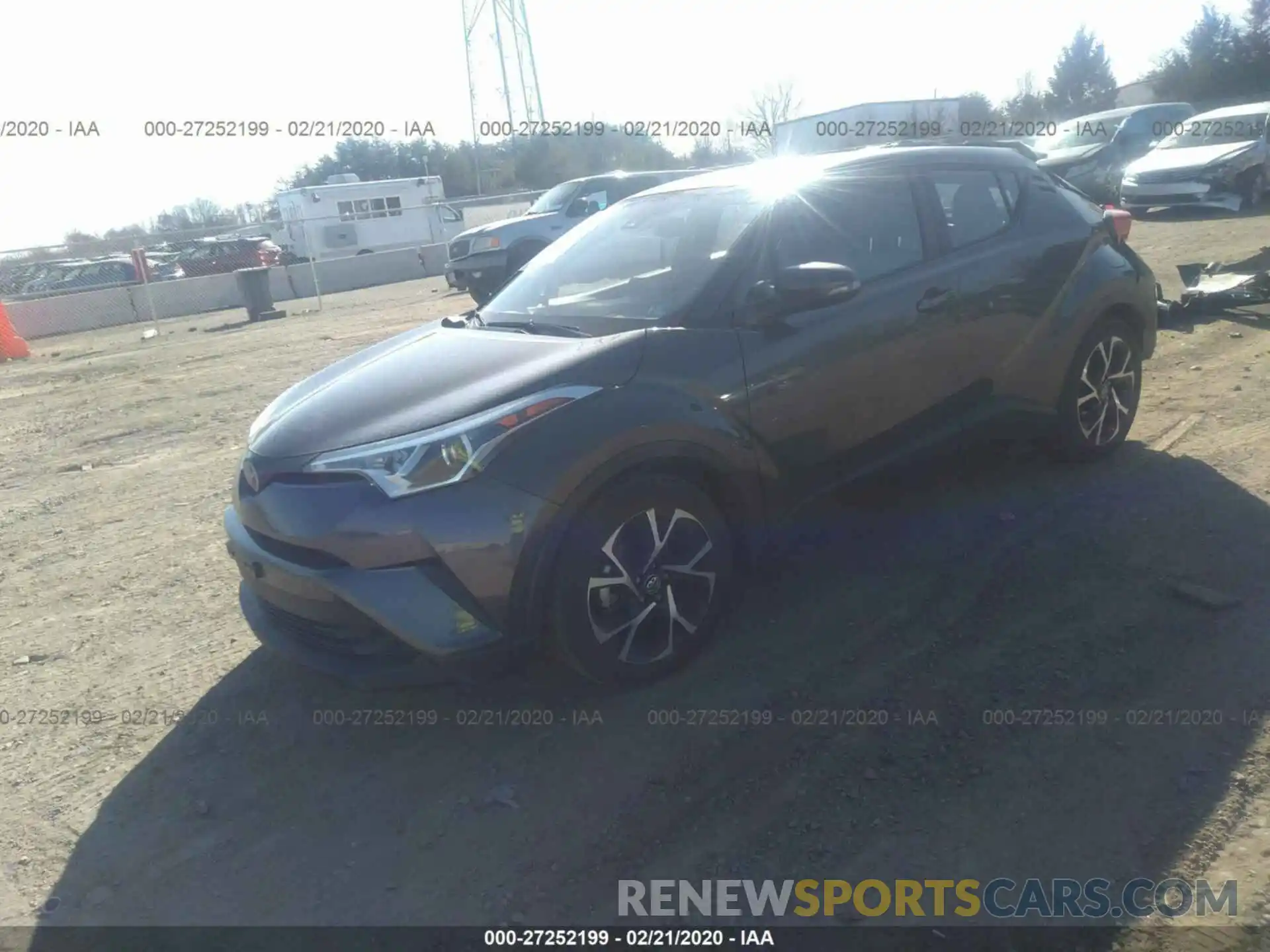 2 Фотография поврежденного автомобиля NMTKHMBX1KR081852 TOYOTA C-HR 2019