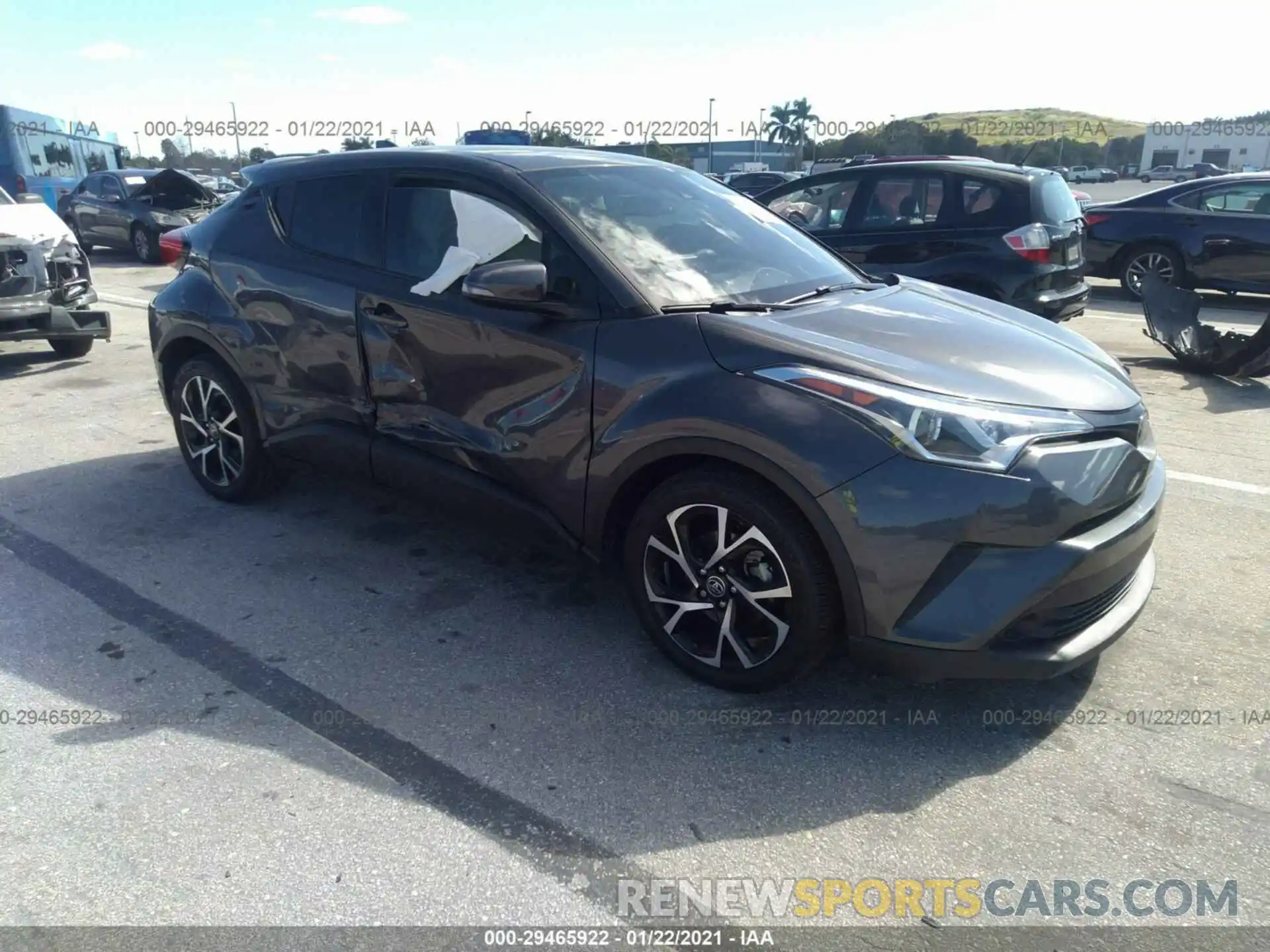 1 Photograph of a damaged car NMTKHMBX1KR082127 TOYOTA C-HR 2019