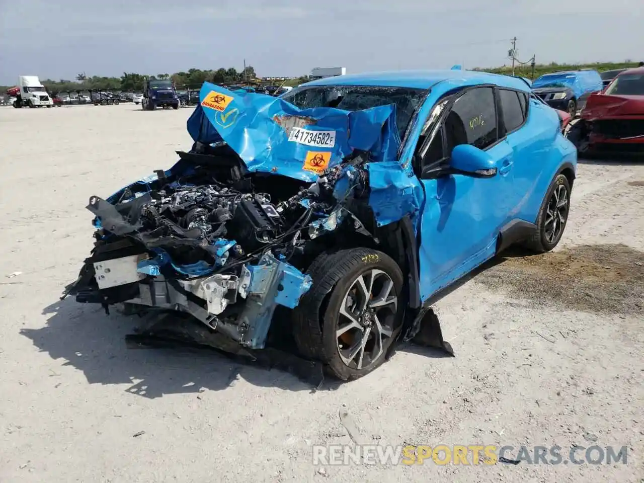 2 Photograph of a damaged car NMTKHMBX1KR082497 TOYOTA C-HR 2019