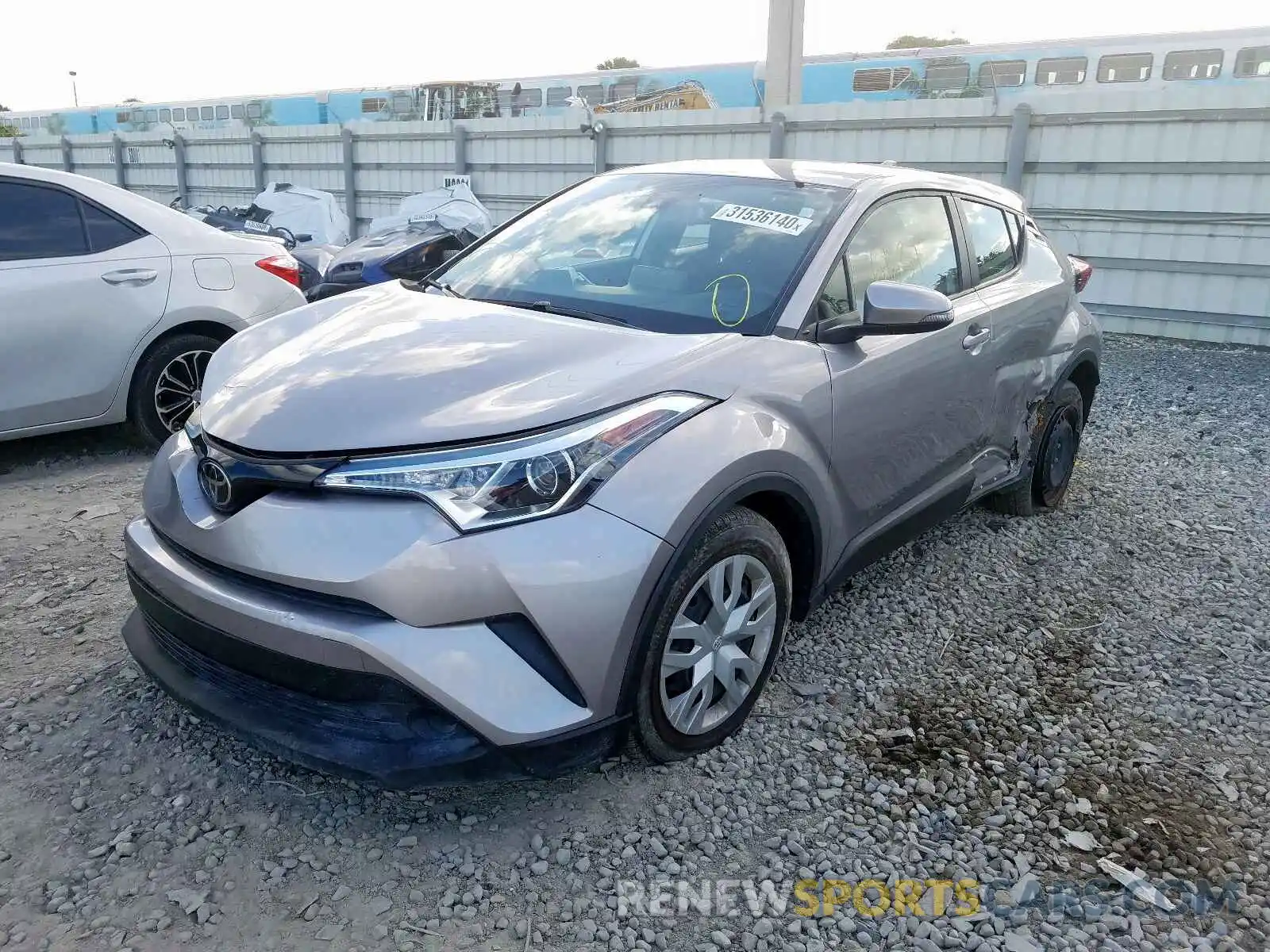 2 Photograph of a damaged car NMTKHMBX1KR083908 TOYOTA C-HR 2019