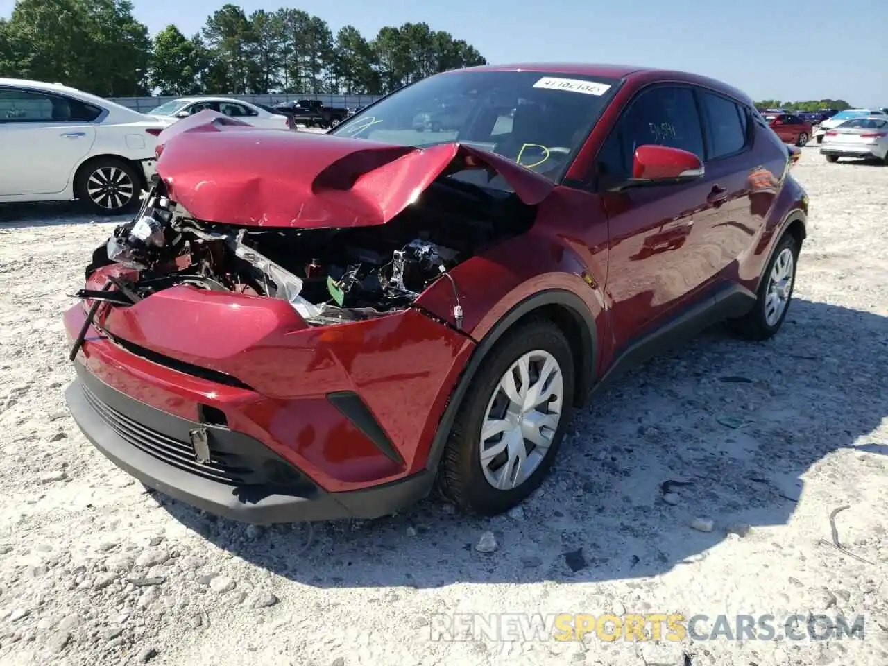 2 Photograph of a damaged car NMTKHMBX1KR085125 TOYOTA C-HR 2019