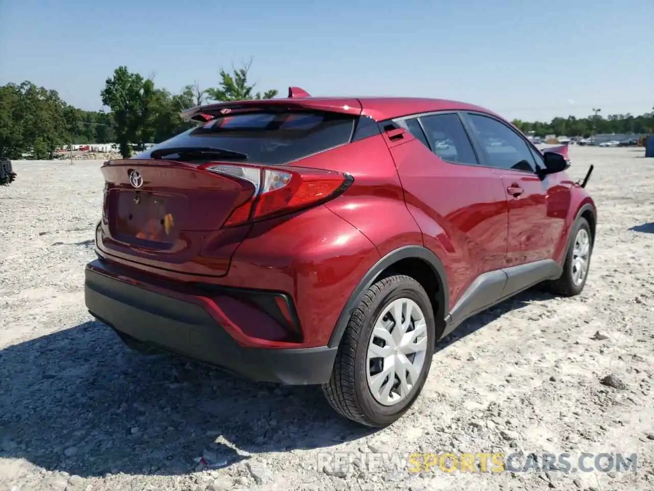 4 Фотография поврежденного автомобиля NMTKHMBX1KR085125 TOYOTA C-HR 2019